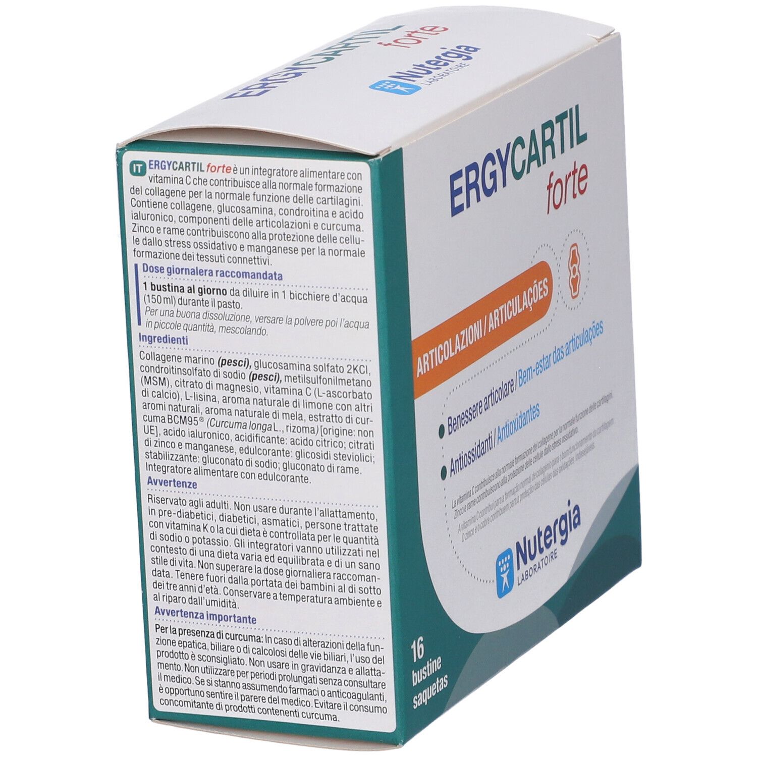 Ergycartil Forte 16 Bustine