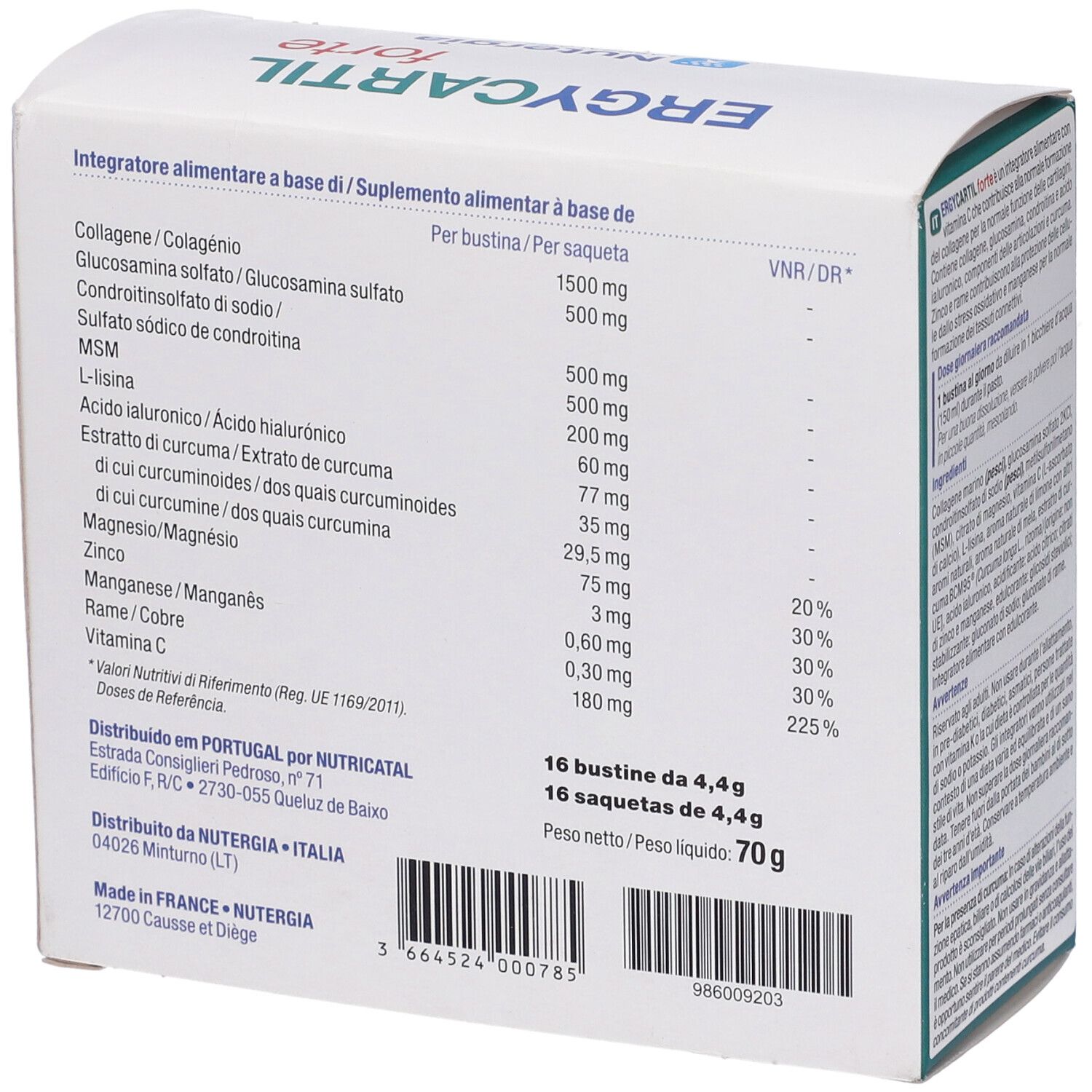 Ergycartil Forte 16 Bustine