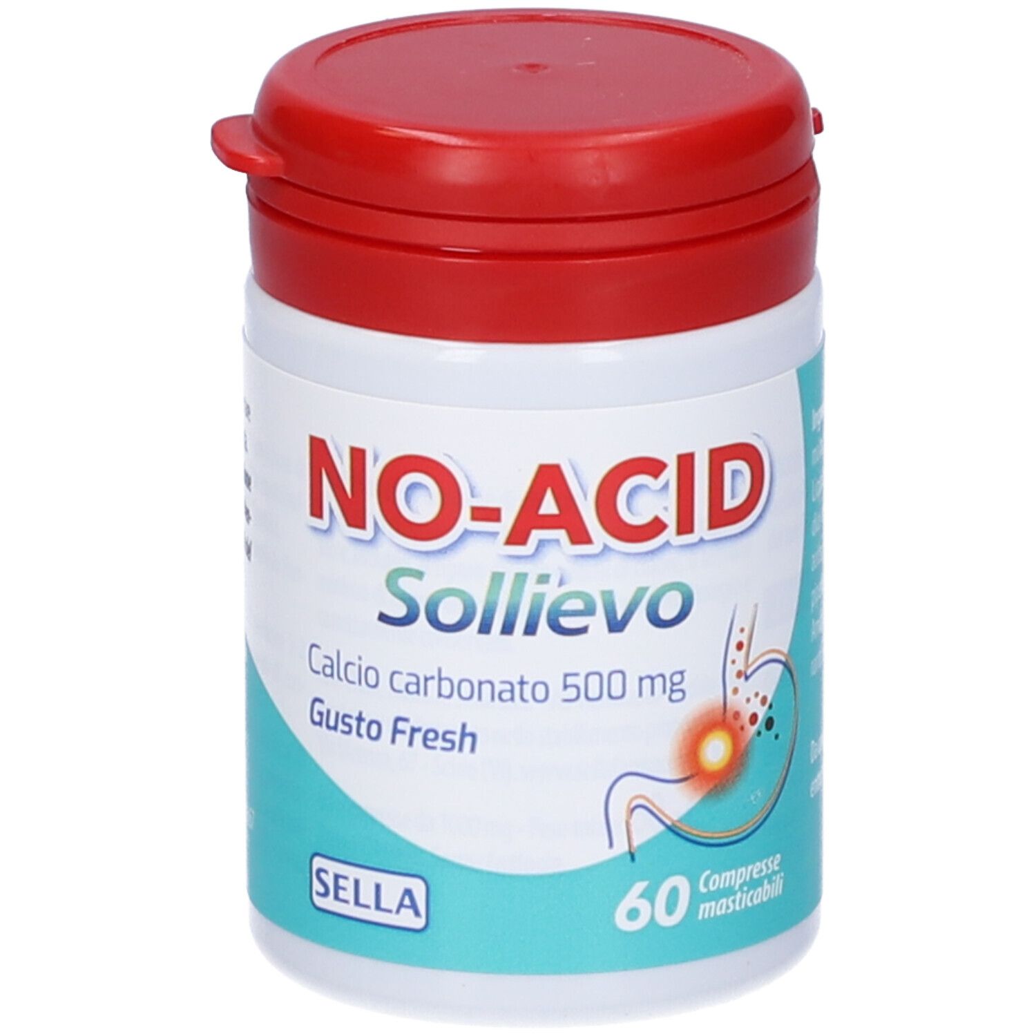 Sella No-Acid Sollievo Compresse Masticabili
