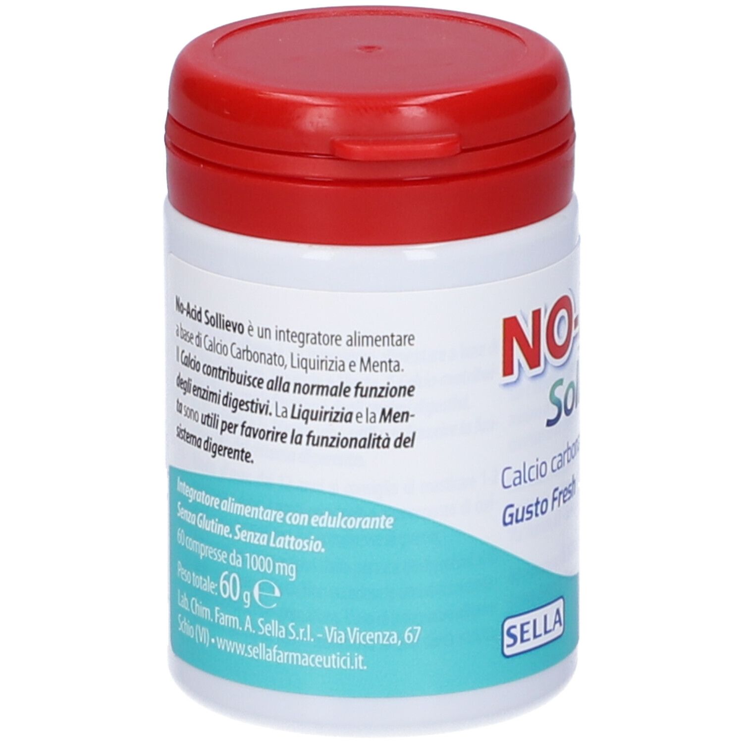 Sella No-Acid Sollievo Compresse Masticabili