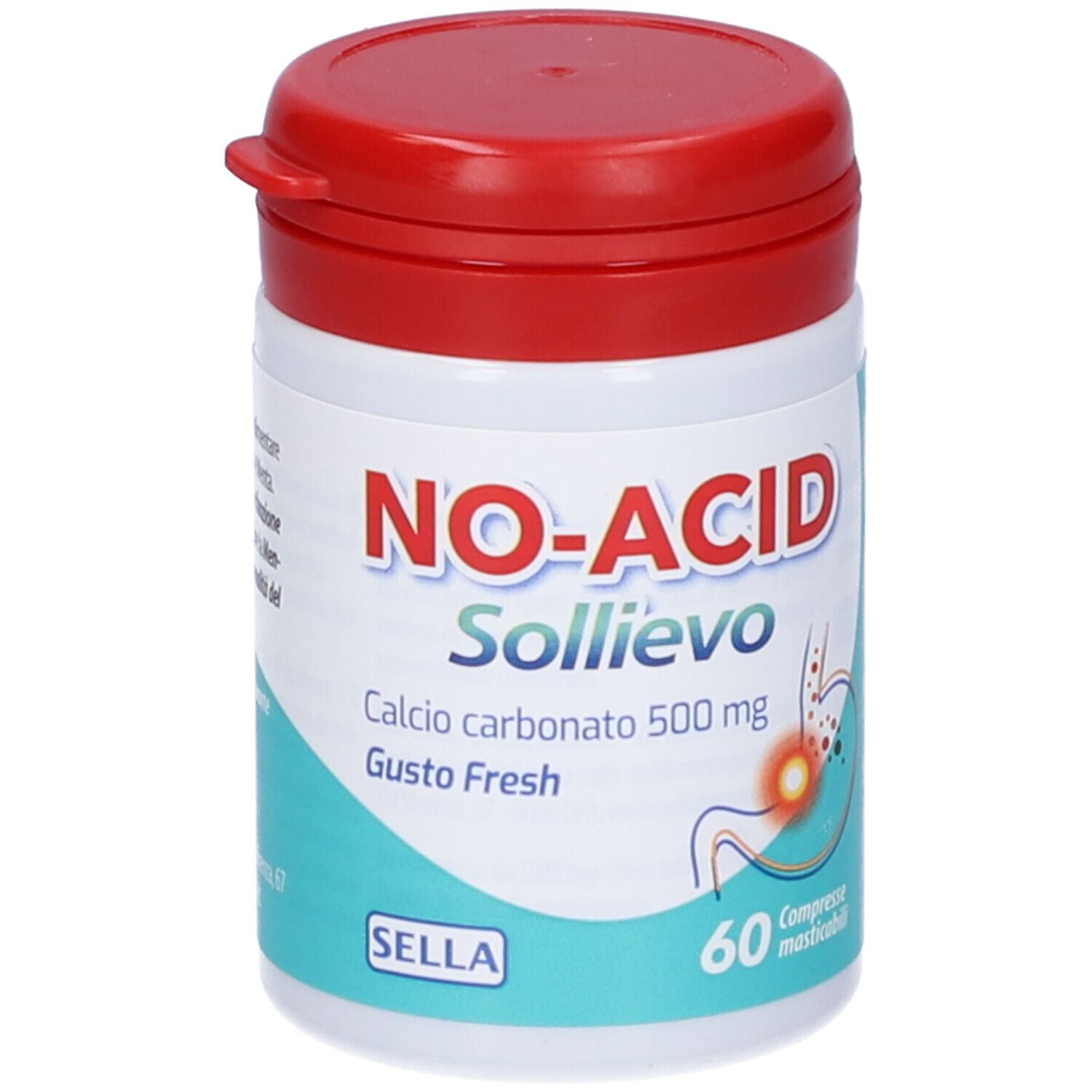 Sella No-Acid Sollievo Compresse Masticabili