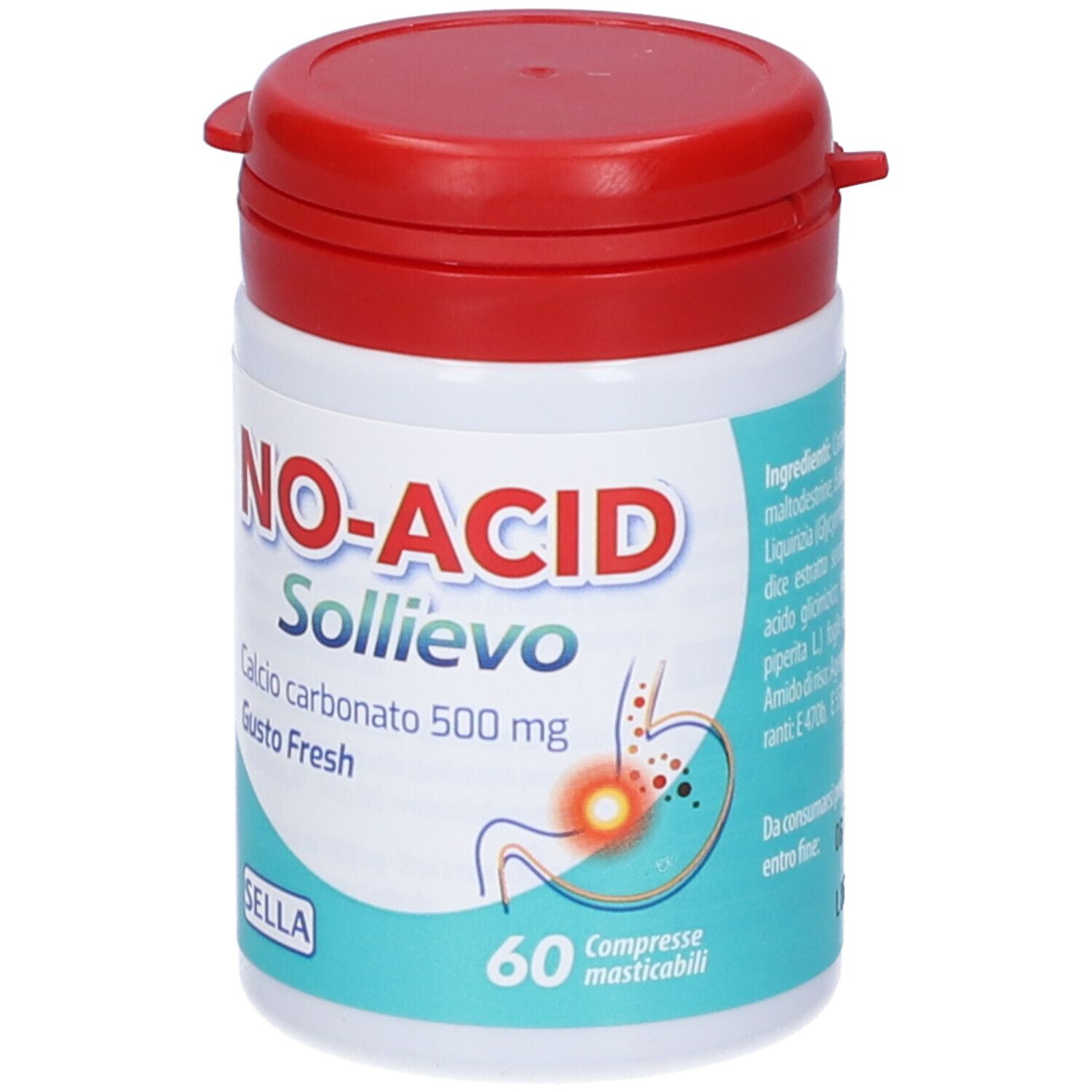Sella No-Acid Sollievo Compresse Masticabili