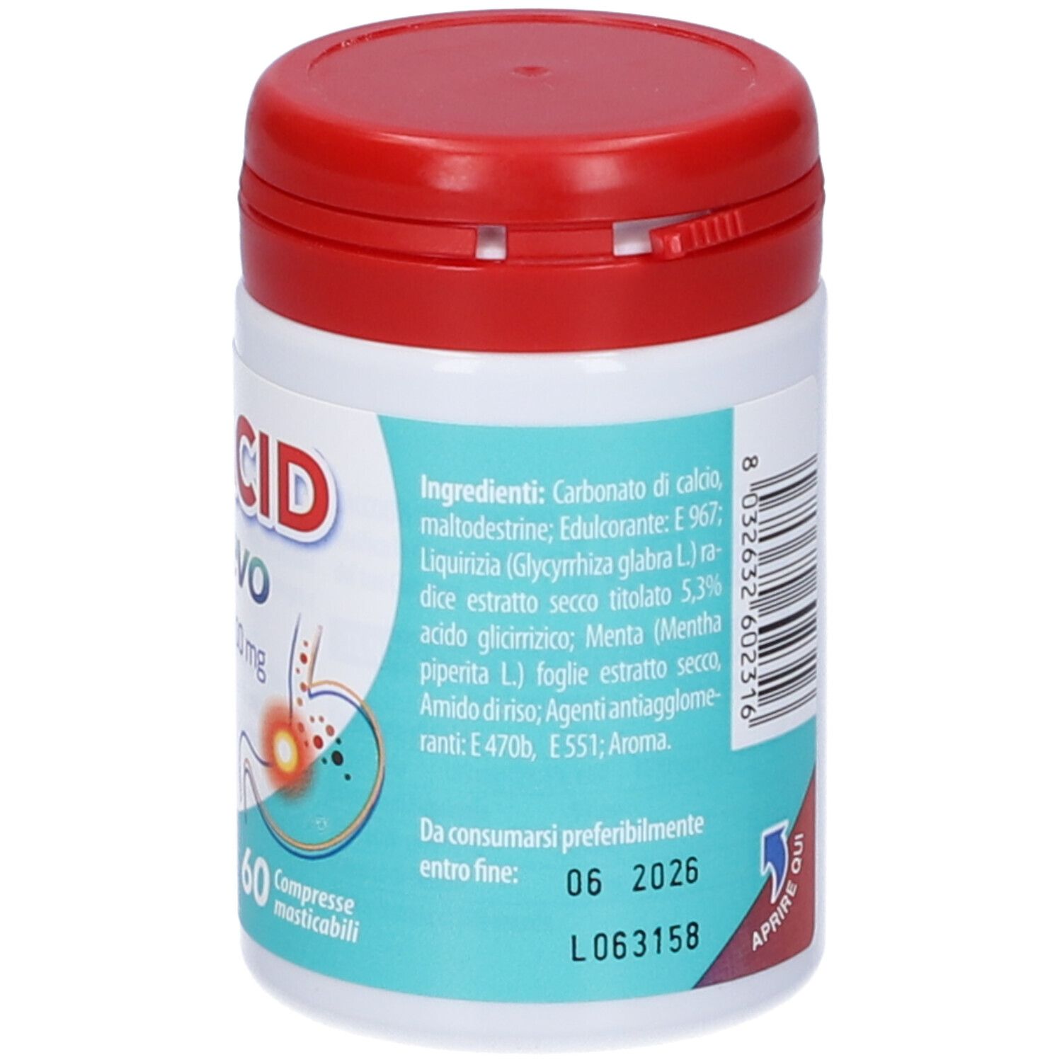 Sella No-Acid Sollievo Compresse Masticabili