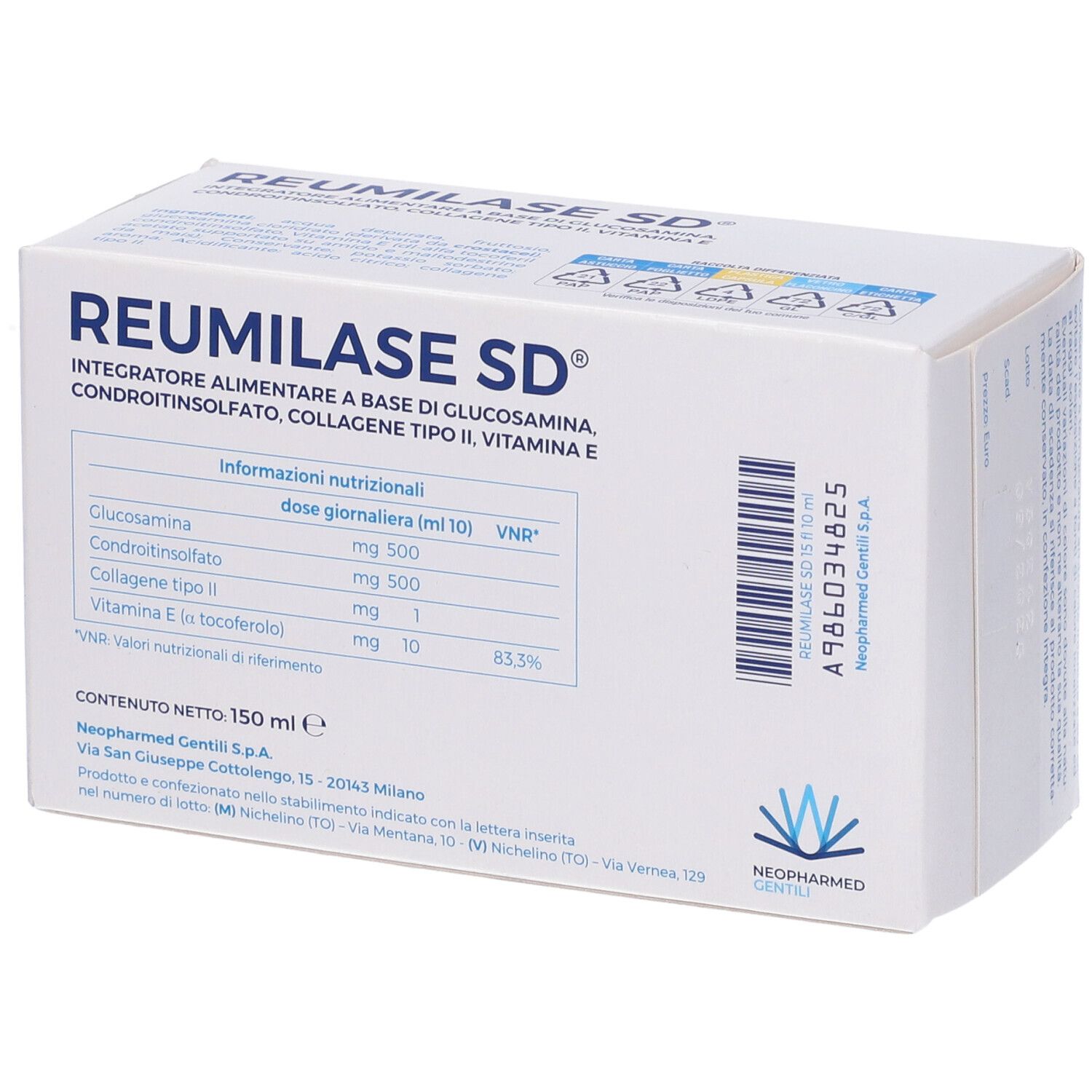 Reumilase Sd 15 Flaconcini 10 Ml