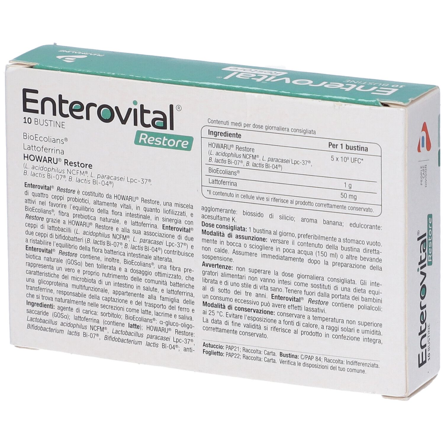 Enterovital Restore 10 Bustine