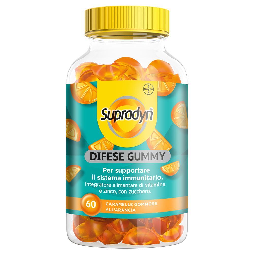 Supradyn Difese Gummy Integratore Vitamina C Vitamina D Zinco Caramelle