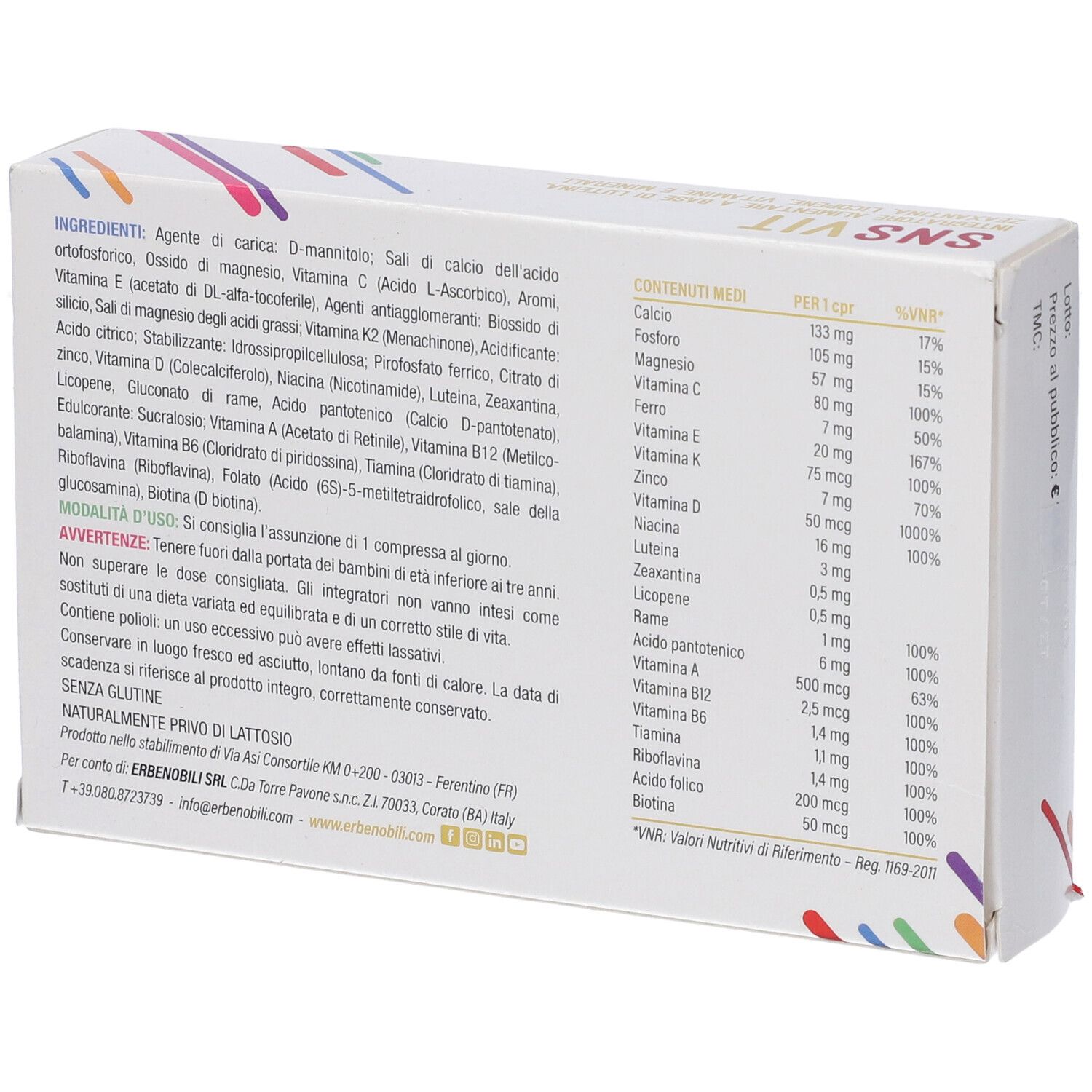 Sns Vit 30 Compresse Masticabili
