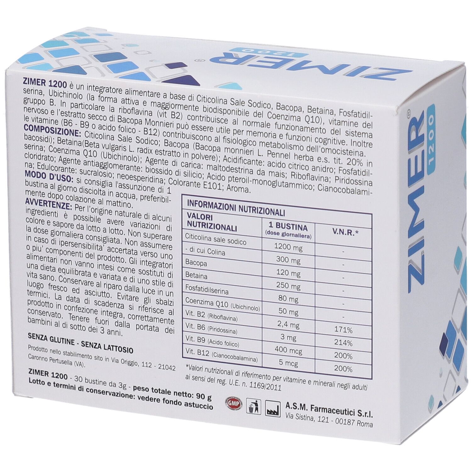 Zimer 1200 30 Bustine