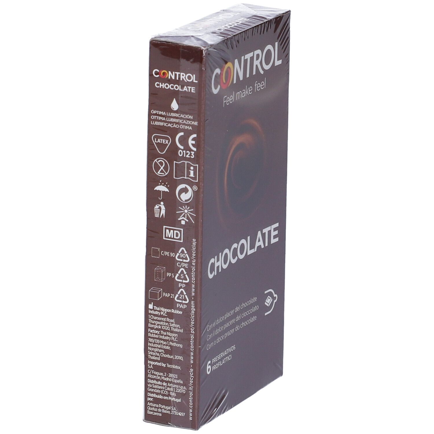 Control Chocolate Profilattici 6 Pz