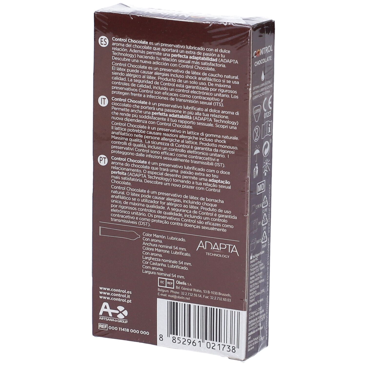 Control Chocolate Profilattici 6 Pz
