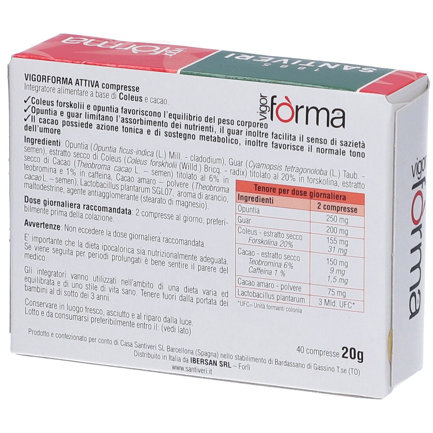 Vigor Forma Attiva 40 Compresse