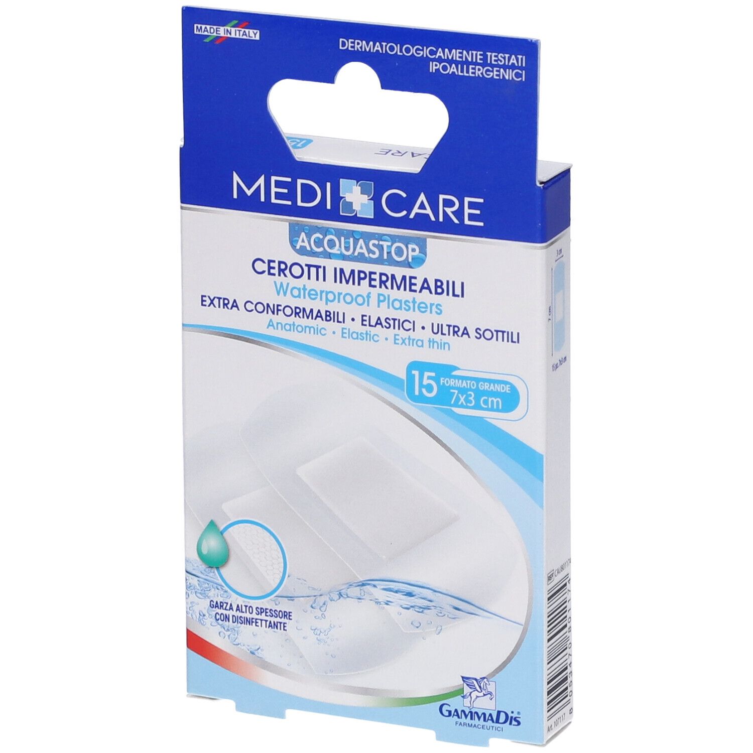 Medicare Acquastop Cerotti Impermeabili Misura Grande 7x3cm