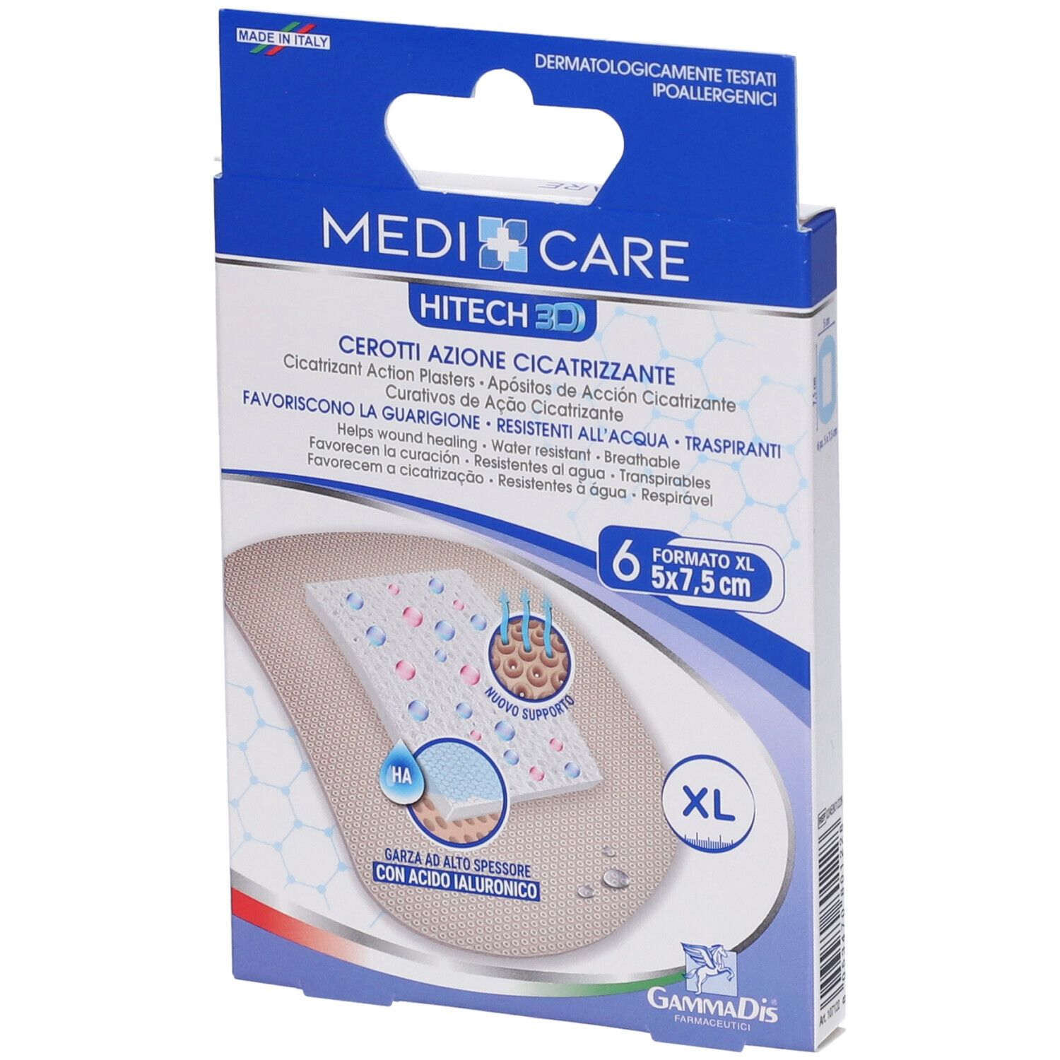 Medicare Cerotto Azione Cicatrizzante 5 x7,5 cm 6 Pezzi