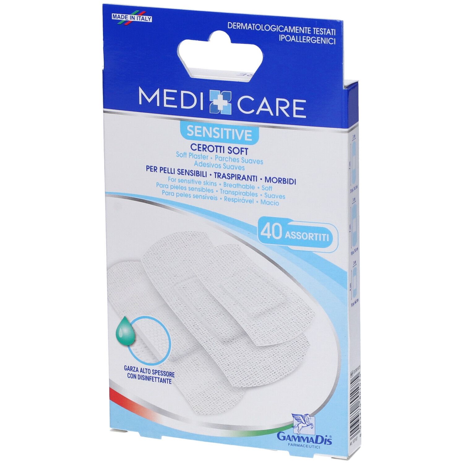 Medicare Sensitive Cerotti Soft Assortiti 40pz