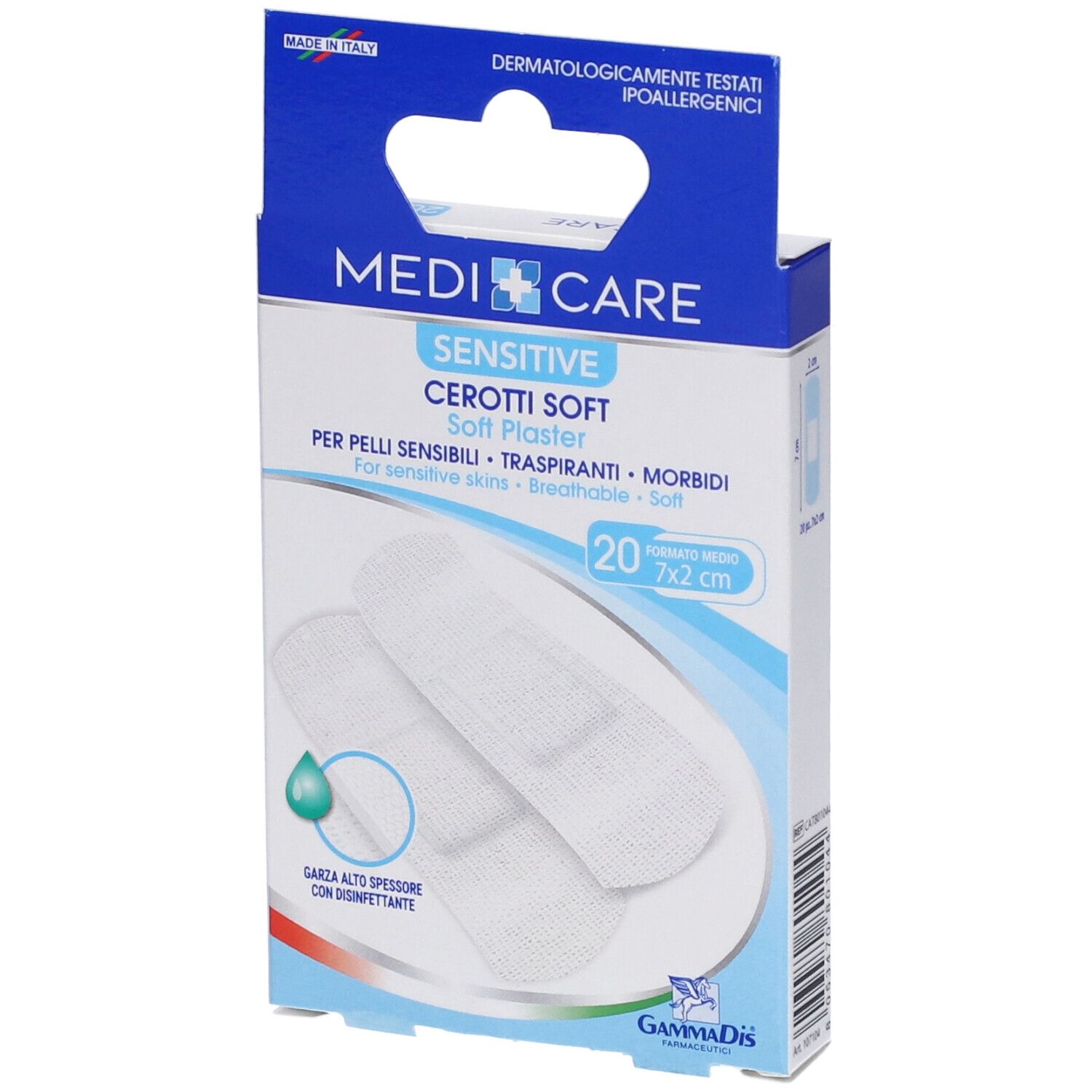Medicare Sensitive Cerotti Soft Misura Media 7x2cm