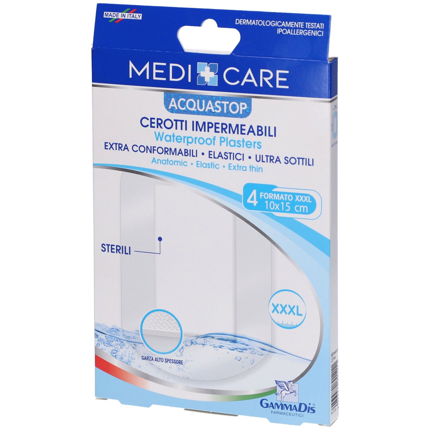 Cerotto Medicare Pu Sterili 10x15 4 Pezzi Medicare