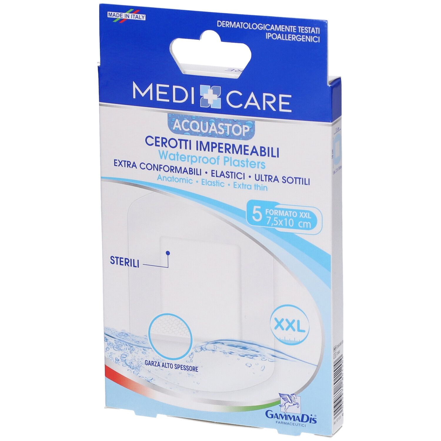 Medicare Aquastop Cerotto Impermeabile 7,5 x 10 cm 5 Pezzi