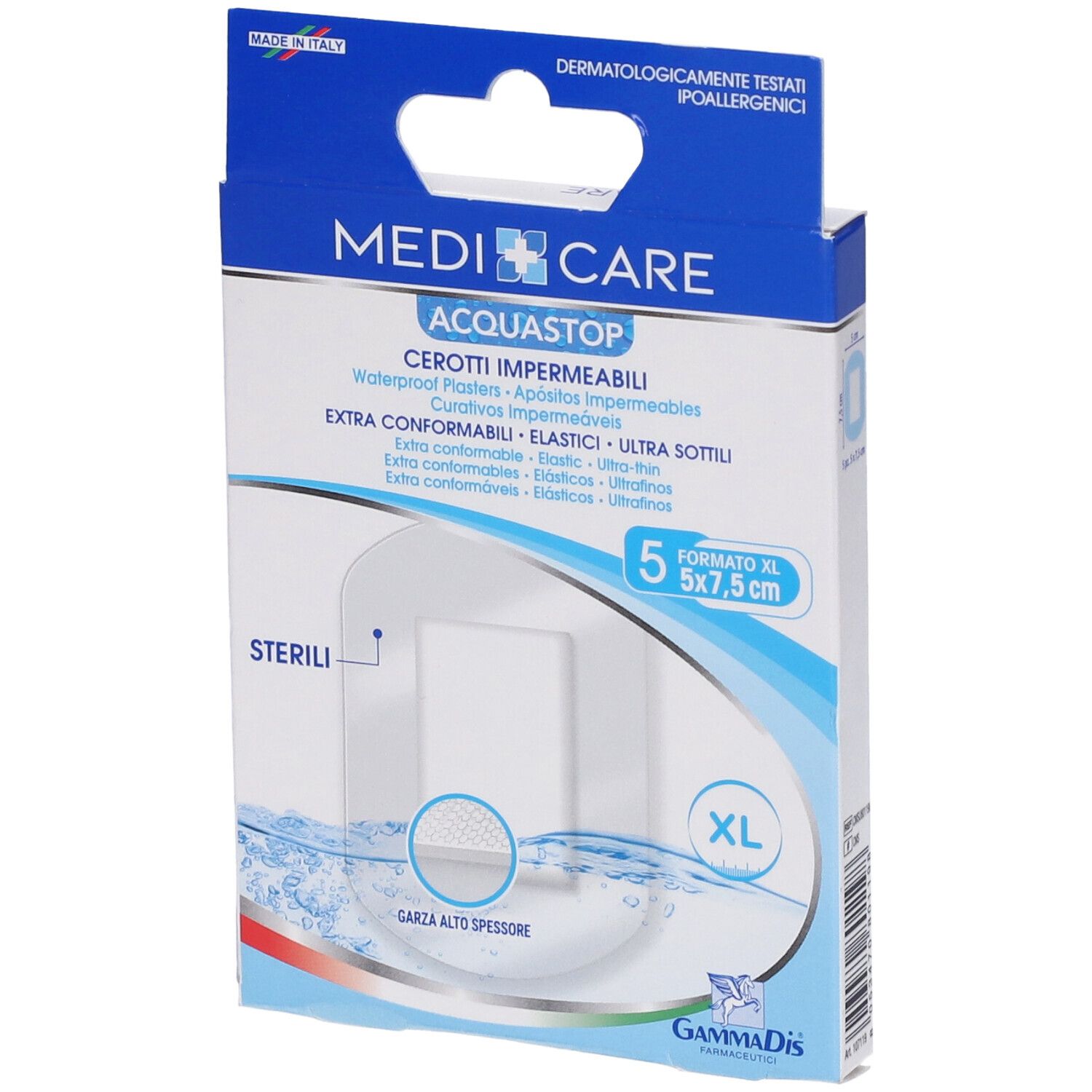 Medicare Aquastop Cerotto Impermeabile 5 x7,5 cm 5 Pezzi