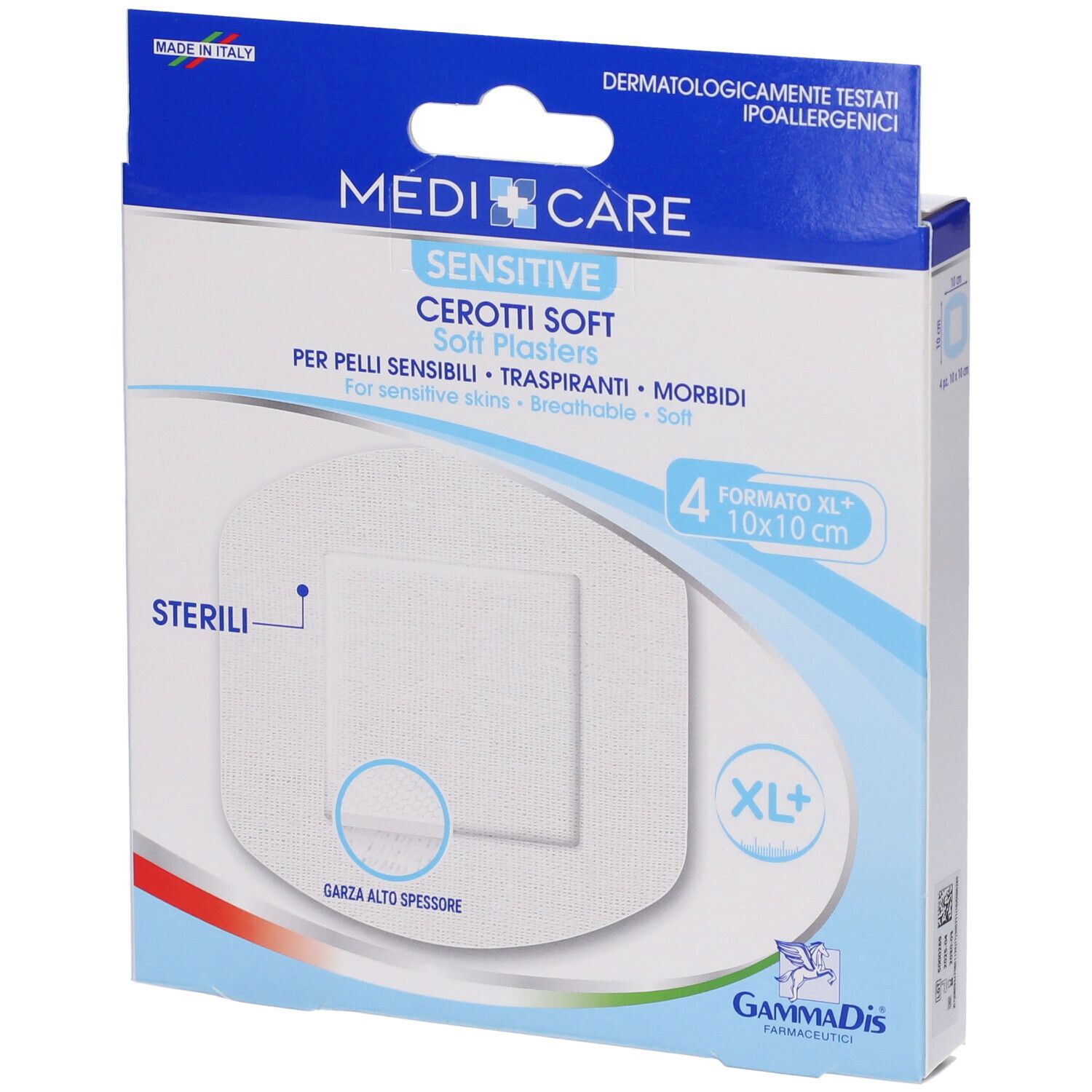 Medicare Sensitive Cerotti Soft TNT 10x10 cm 4 Pezzi