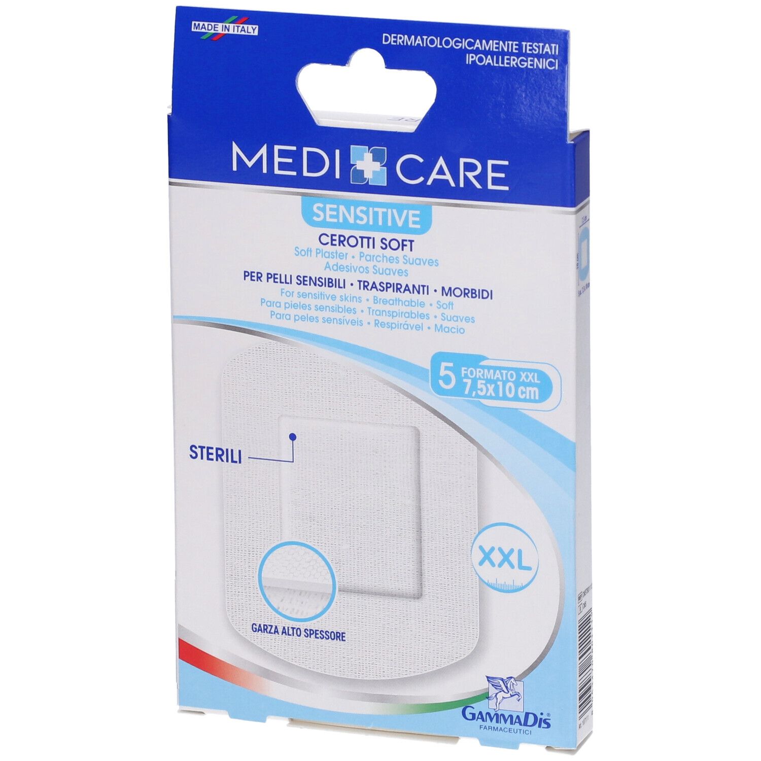 Medicare Sensitive Cerotti Soft TNT 7,5 x 10 cm 5 Pezzi