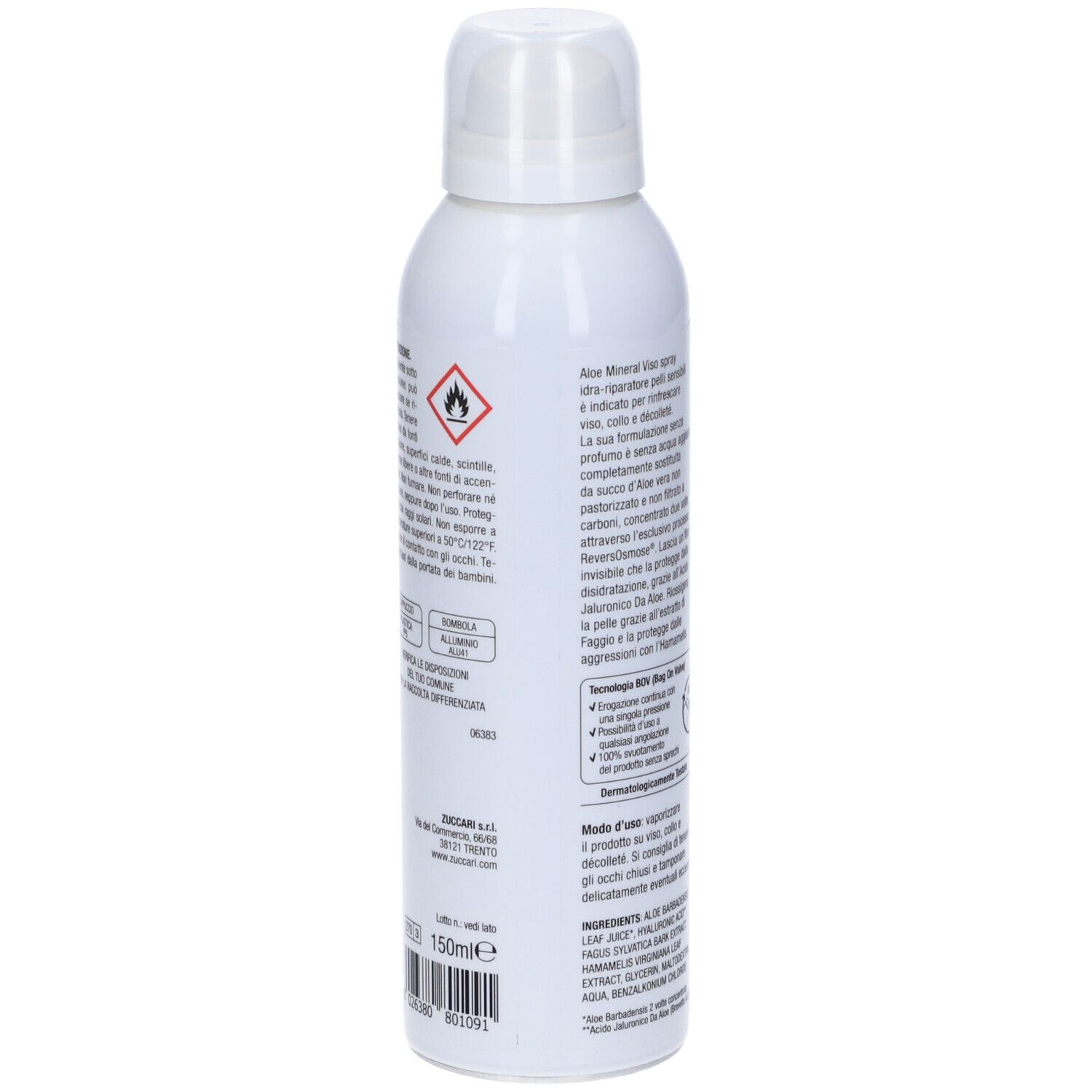 Aloe Mineral Viso Senza Profumo