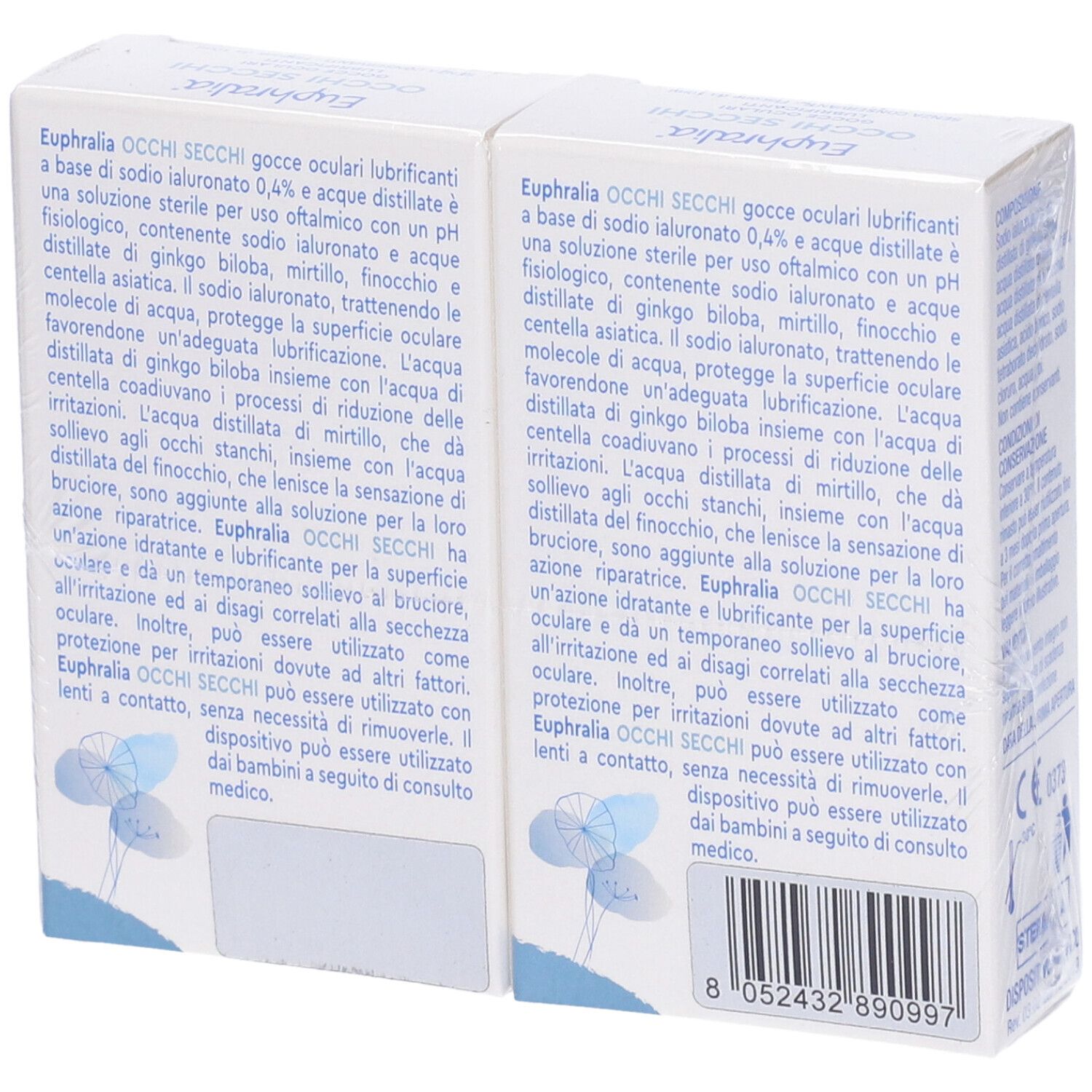 Boiron Euphralia Occhi Secchi Pluridose Set da 2
