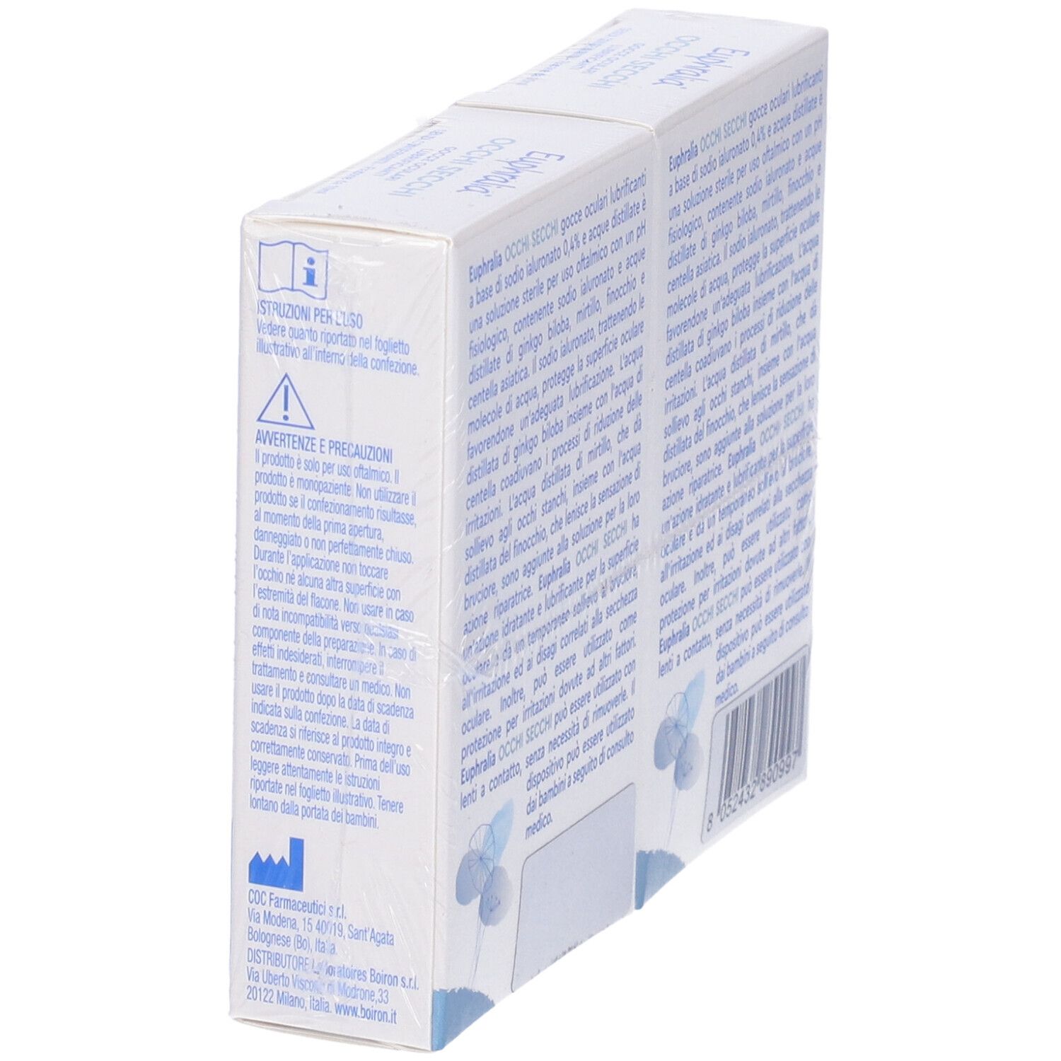 Boiron Euphralia Occhi Secchi Pluridose Set da 2