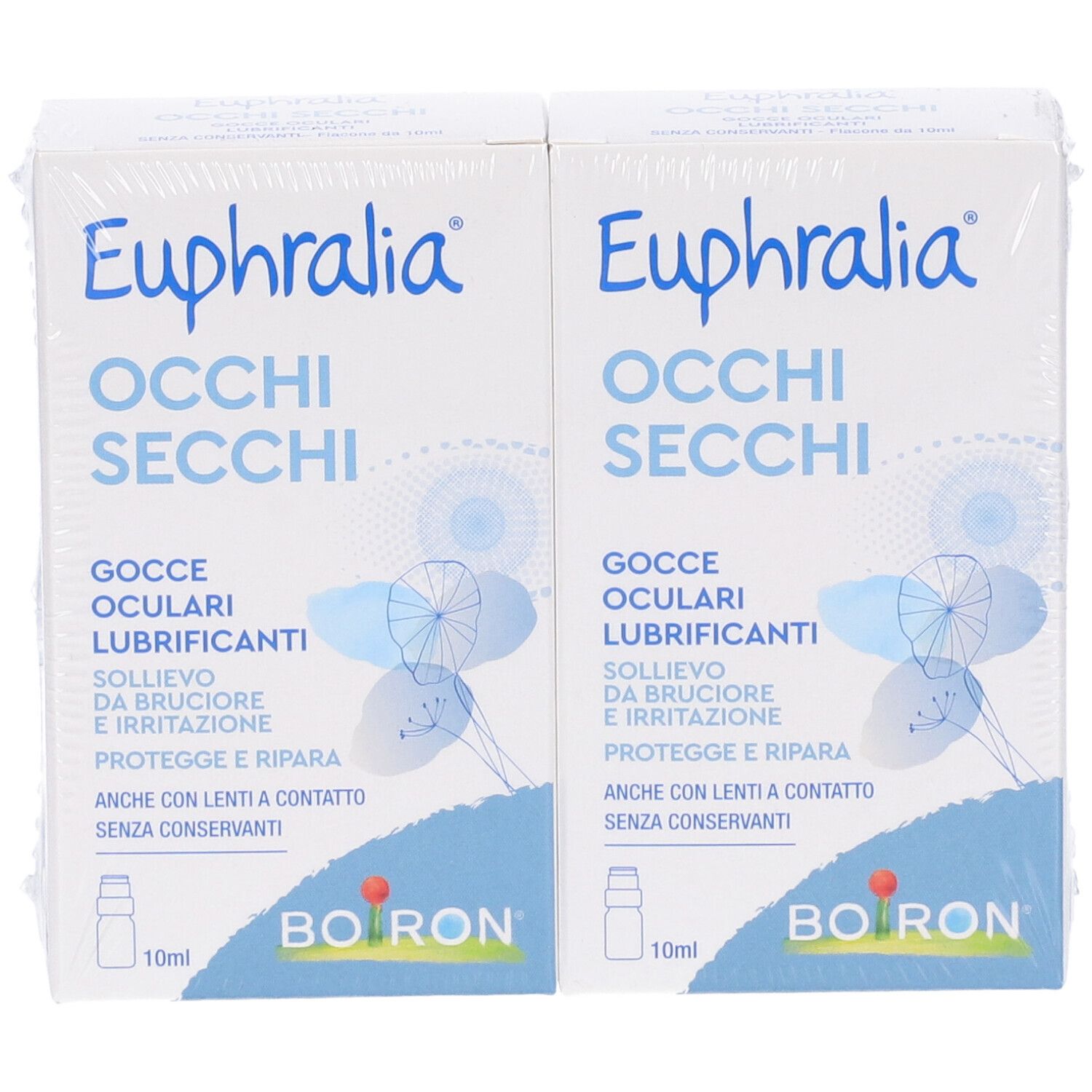 Boiron Euphralia Occhi Secchi Pluridose Set da 2 2x10 ml