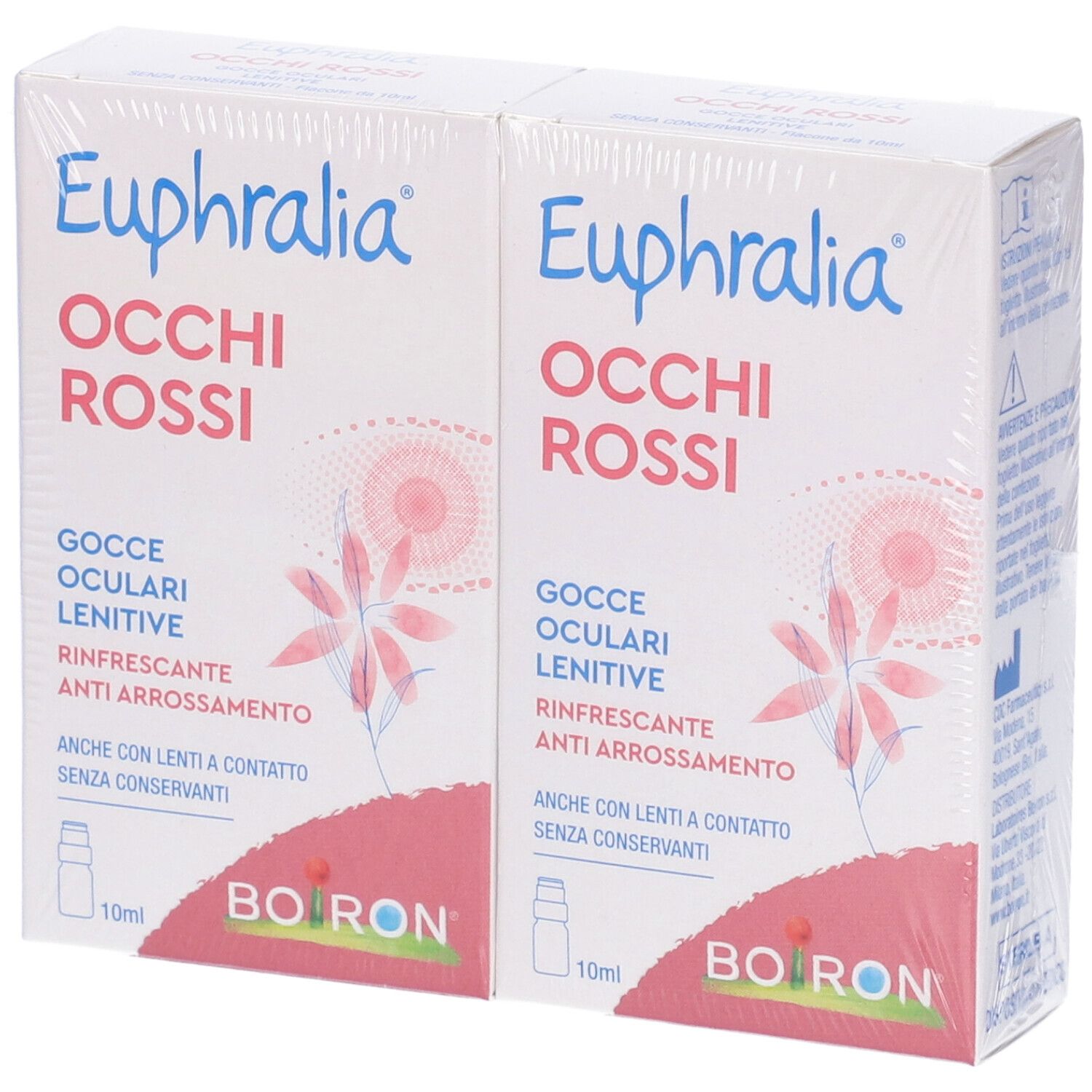 Boiron Euphralia Occhi Rossi Collirio Set da 2 2x10 ml