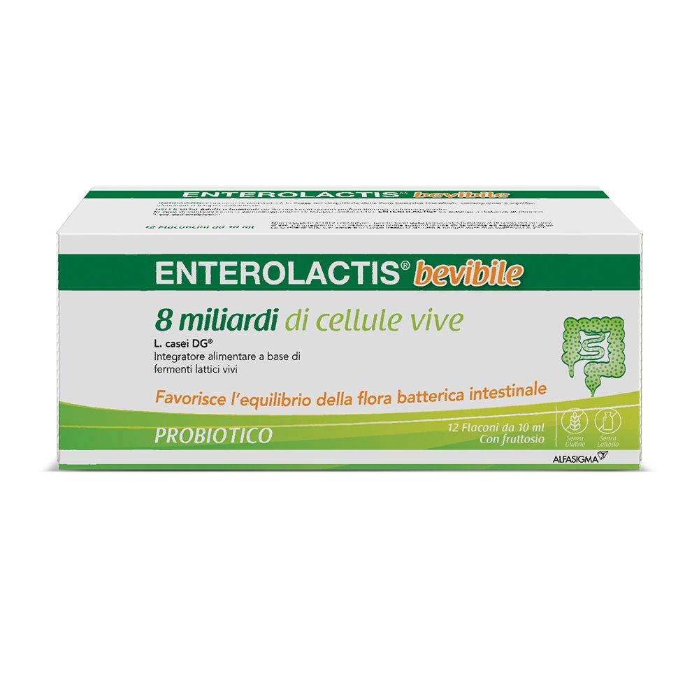 Enterolactis Bevibile Flaconi di Fermenti Lattici e Probiotici