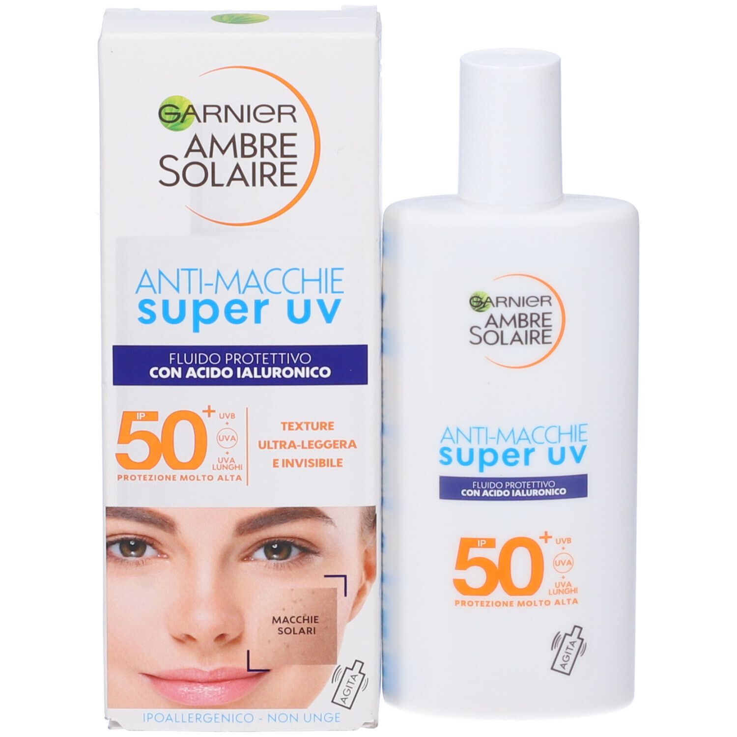 Garnier Ambre Solaire Super UV Anti-Macchie Fluido Protettivo SPF50+