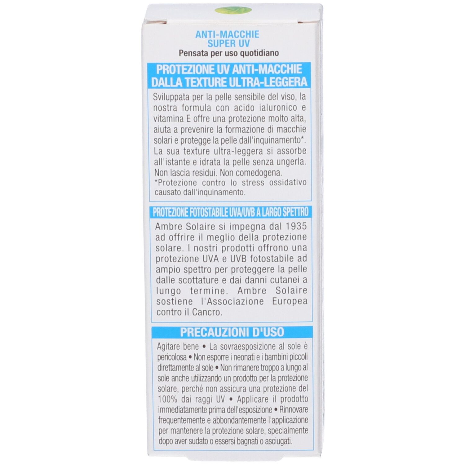 Garnier Ambre Solaire Super UV Anti-Macchie Fluido Protettivo SPF50+