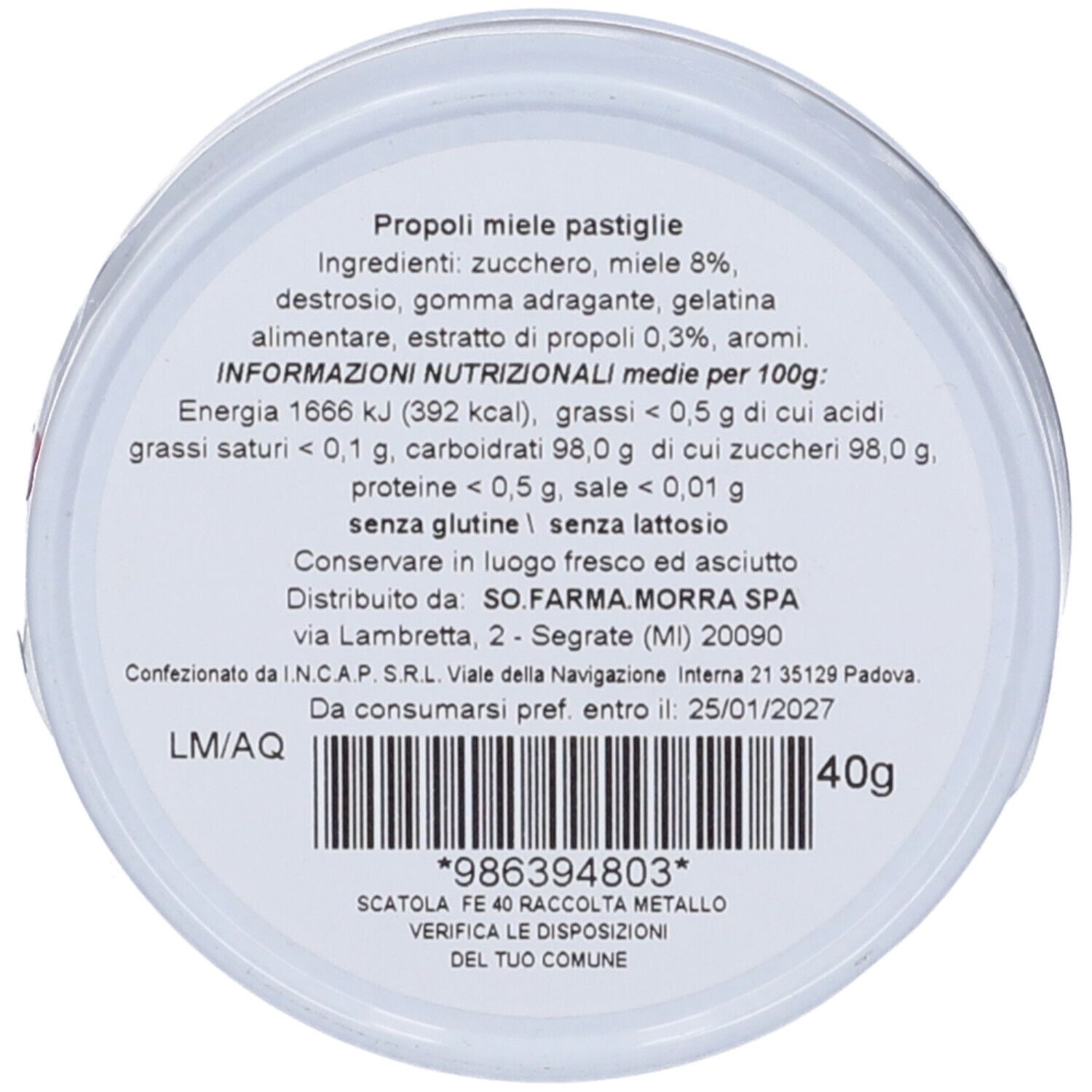 Caramelle Propoli Miele Sofarmapiu'