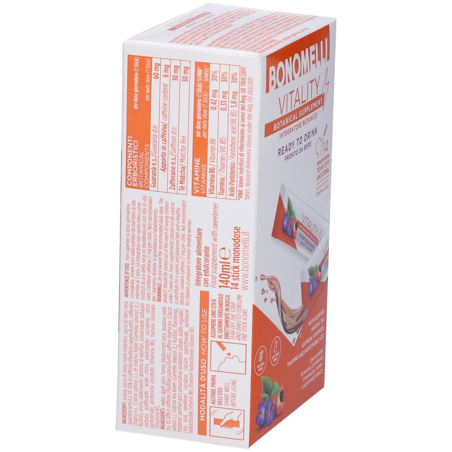Integratore Botanico Vitality 14 Sticks
