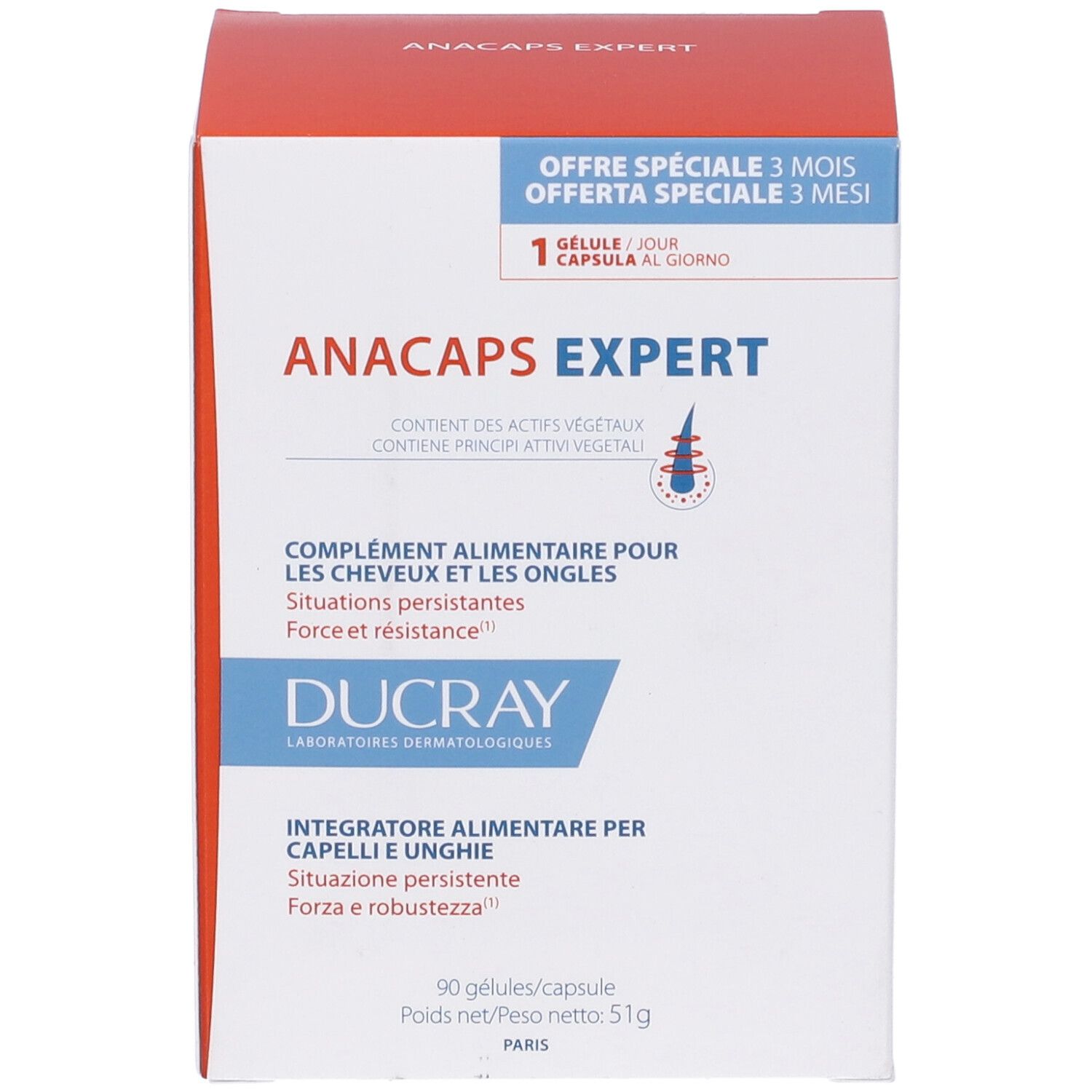 Ducray Anacaps Expert 90 Capsule 2023
