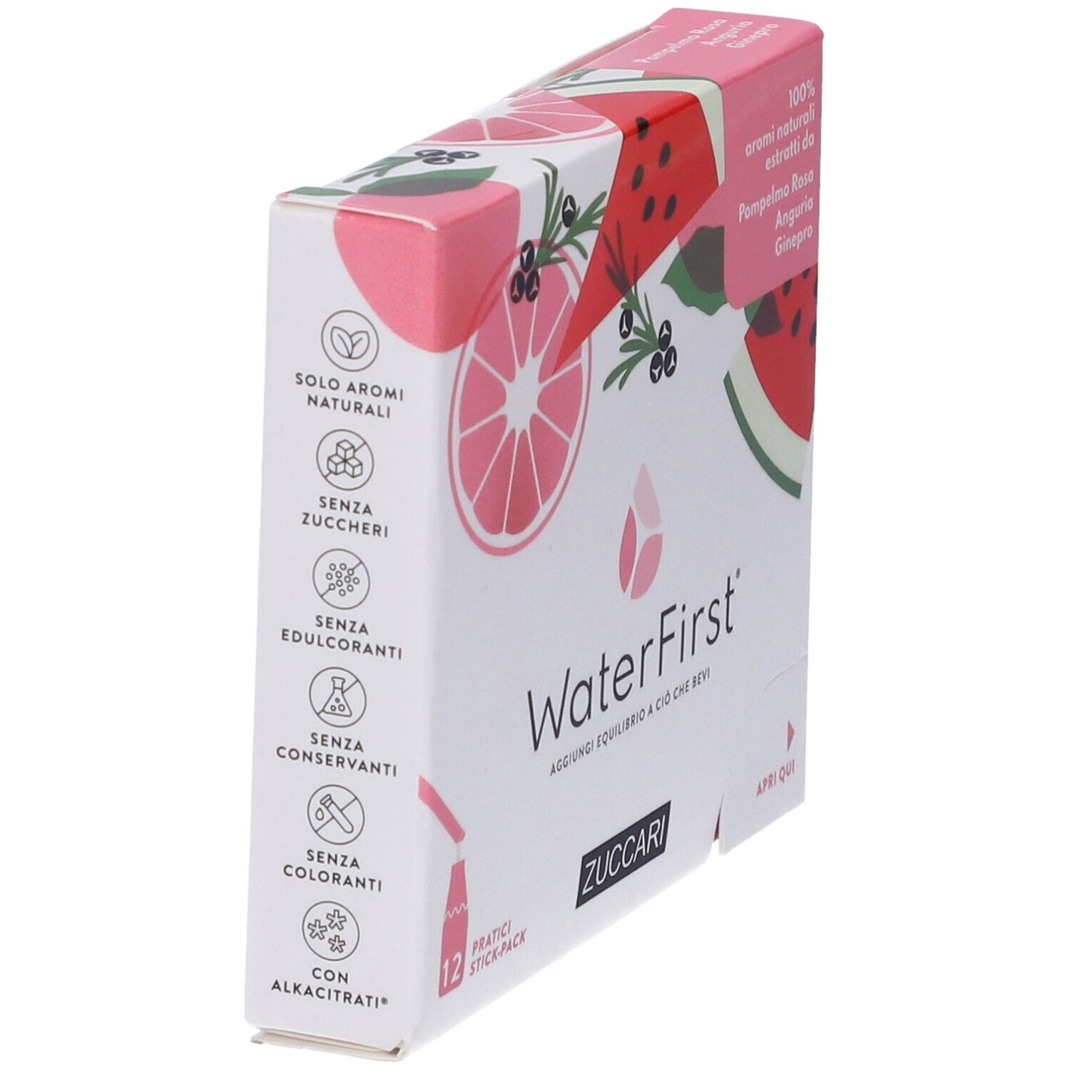 WaterFirst Pompelmo Rosa, Anguria, Ginepro