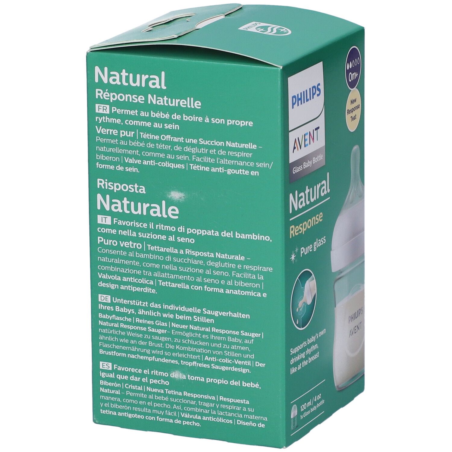 Avent Biberon Natural 3,0 Vetro 125 Ml