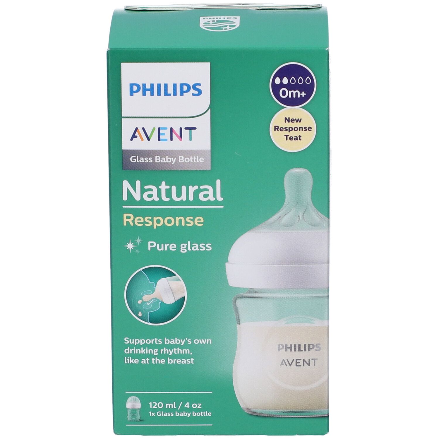 Avent Biberon Natural 3,0 Vetro 125 Ml