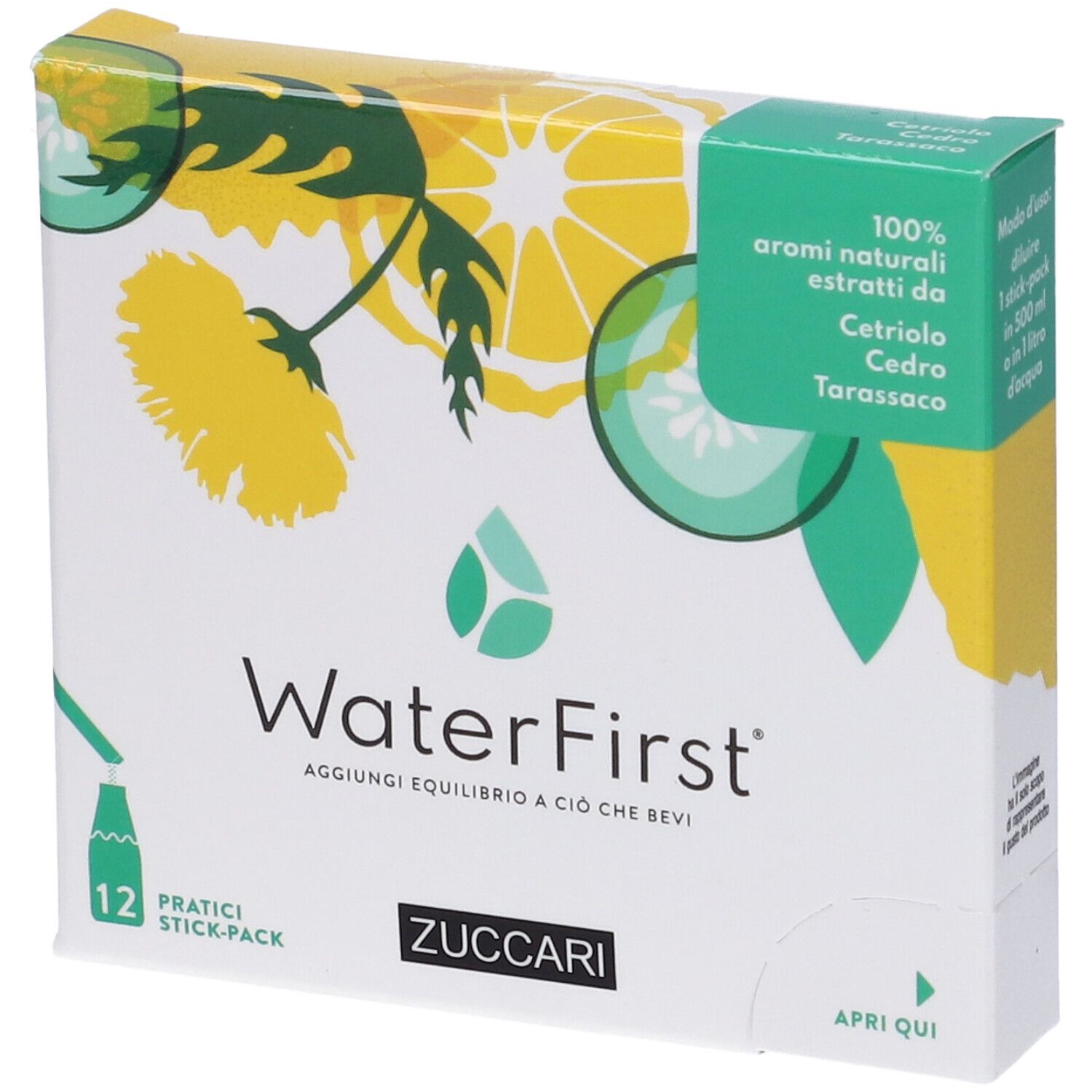 WaterFirst Cetriolo, Cedro, Tarassaco