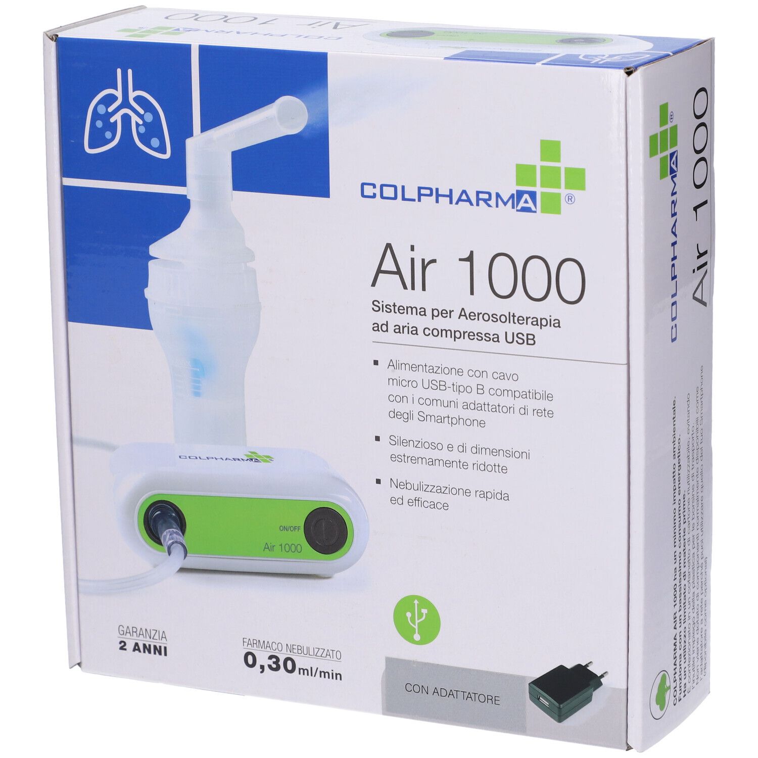 Aerosol Colpharma Air 1000 Usb Con Trasformatore