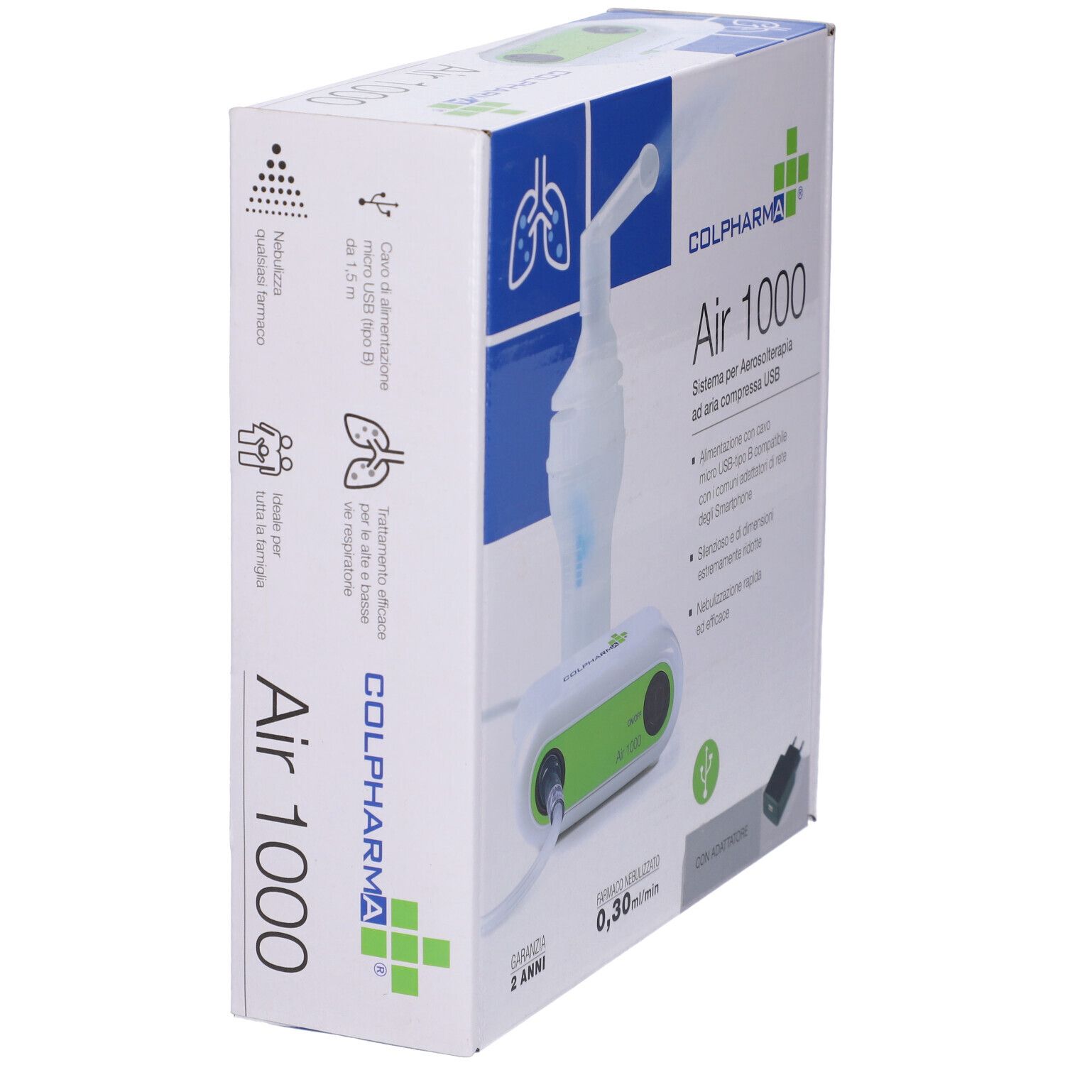 Aerosol Colpharma Air 1000 Usb Con Trasformatore