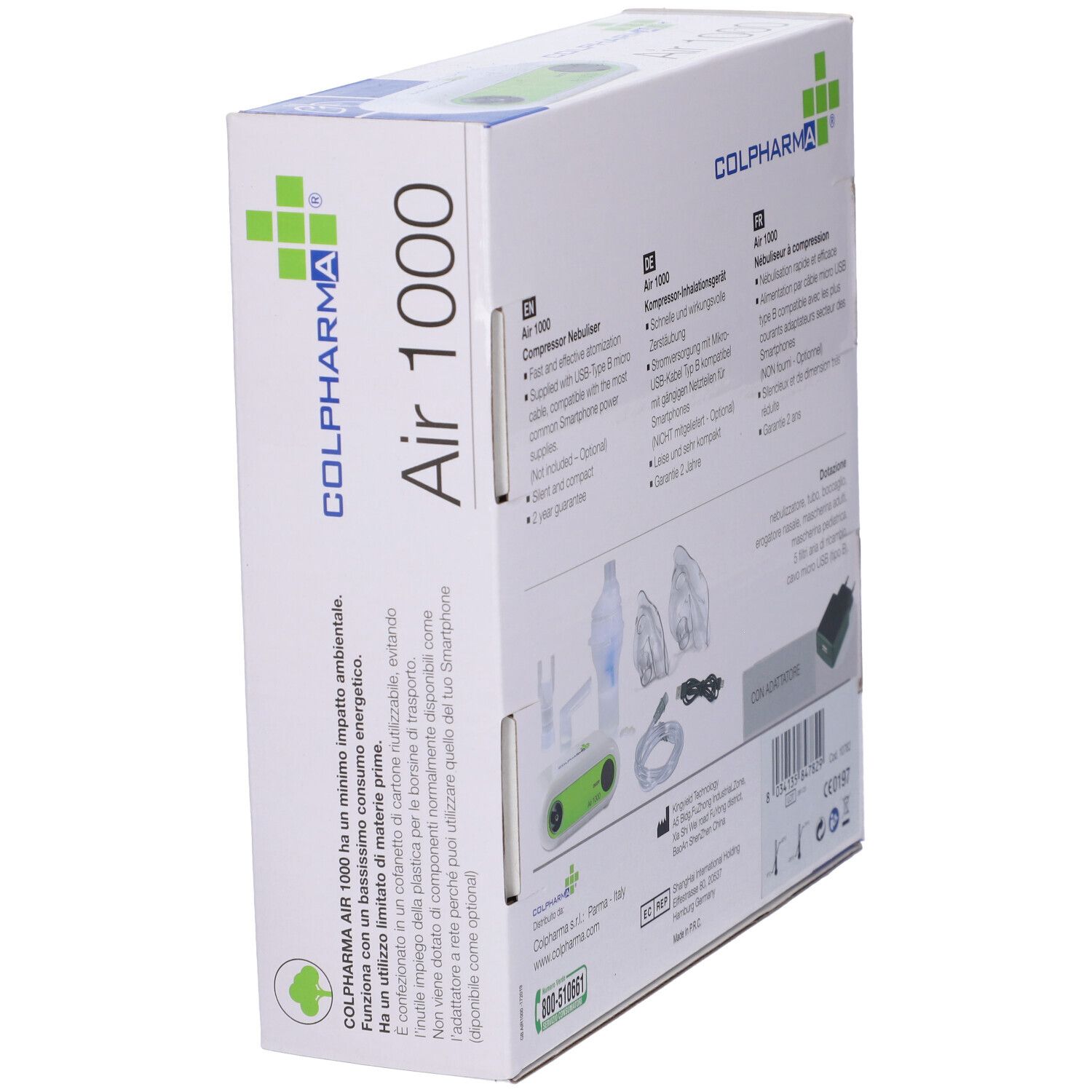 Aerosol Colpharma Air 1000 Usb Con Trasformatore