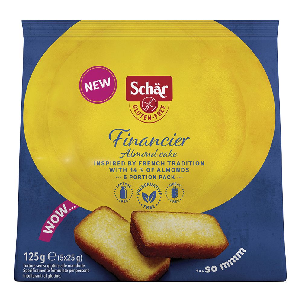 Merendina Financier Torta alla Mandorla Senza Glutine - Schär