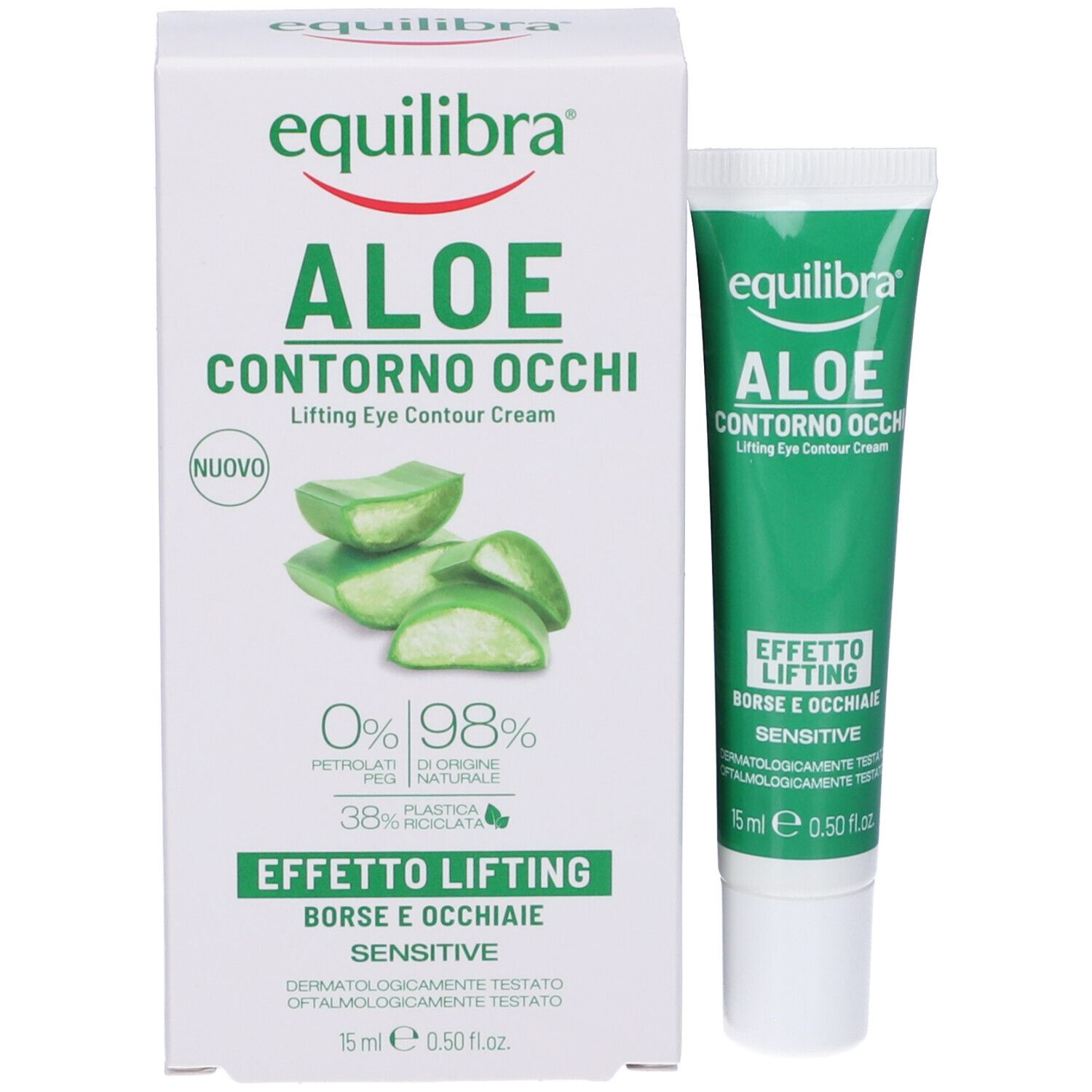 Equilibra Contorno Occhi Aloe Emulsione - risparmia il 10% con il codice: EQUILIBRA10