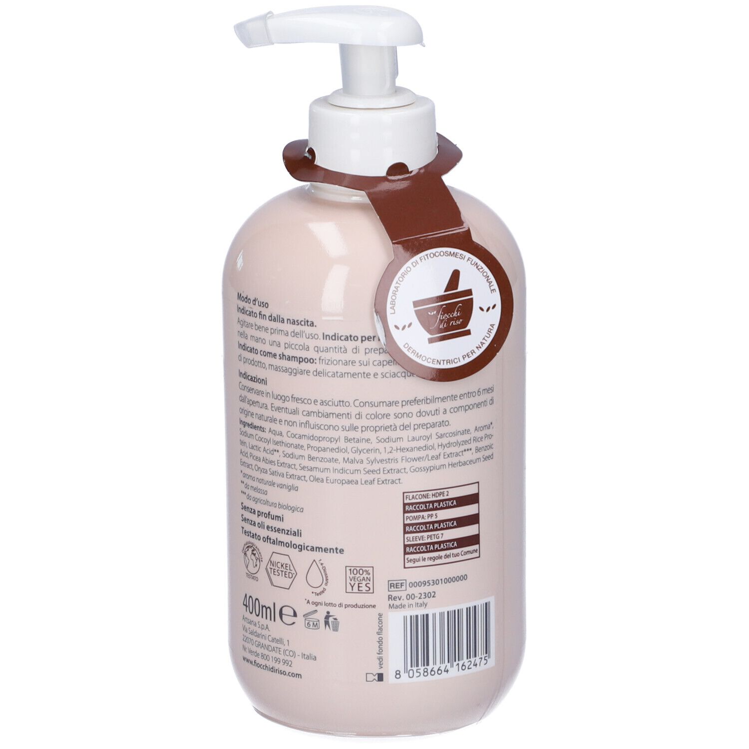 Fiocchi Di Riso Detergente Corpo Capelli Special 400 Ml