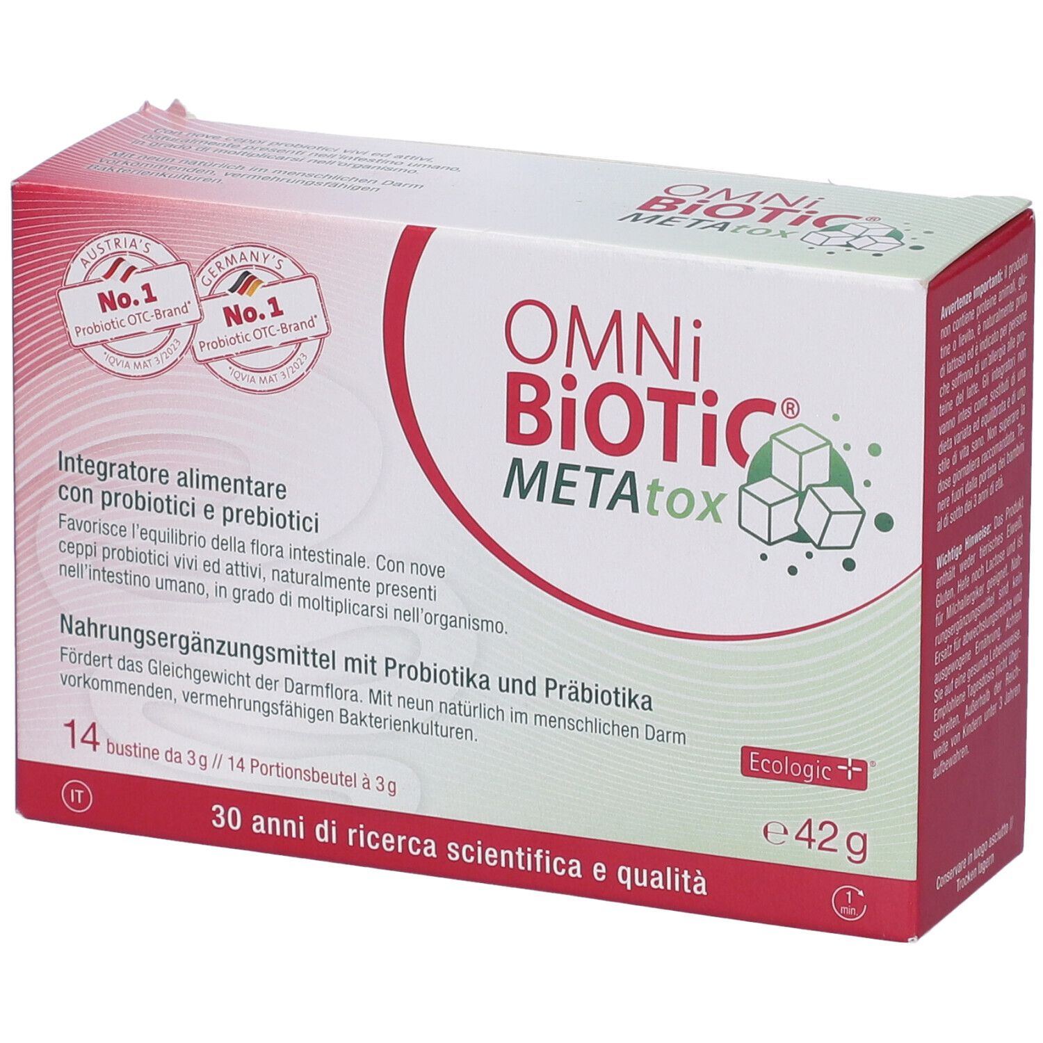 Omni Biotic Metatox 14 Bustine Da 3 G