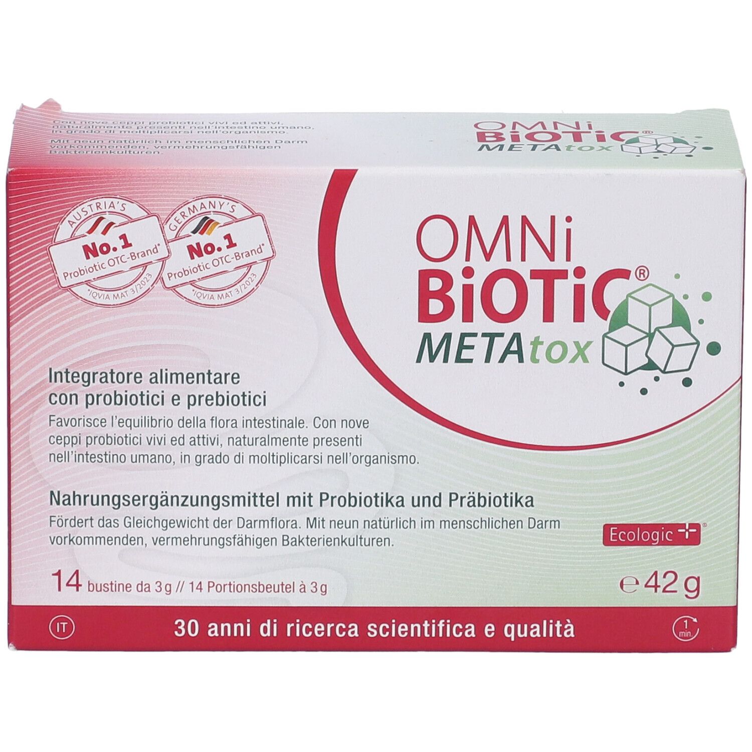 Omni Biotic Metatox 14 Bustine Da 3 G