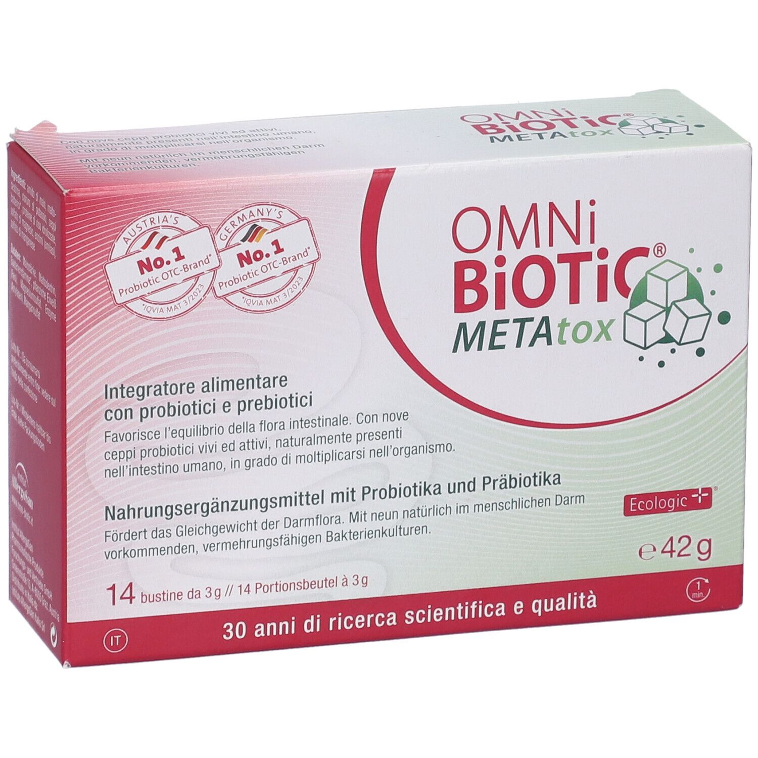 Omni Biotic Metatox 14 Bustine Da 3 G