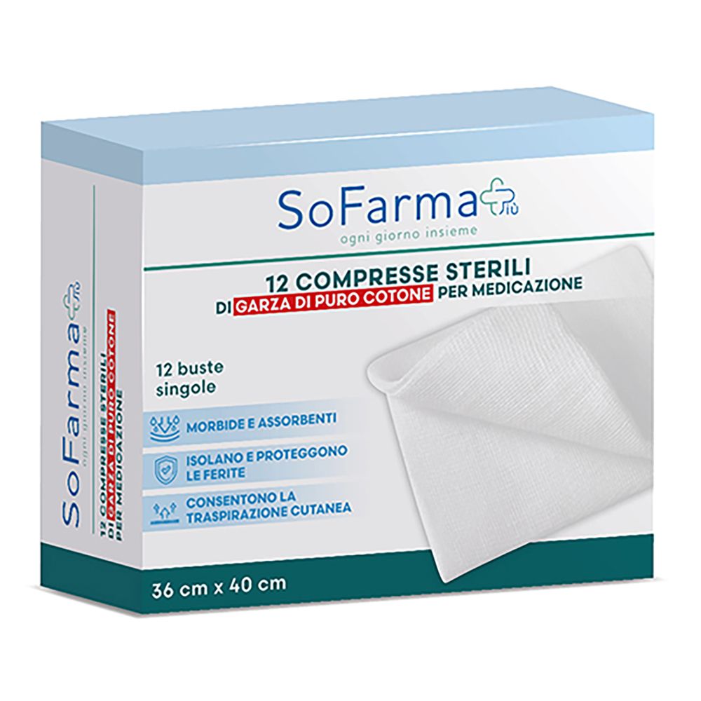 Sofarmapiu' Compressa In Cotone 36X40 Cm