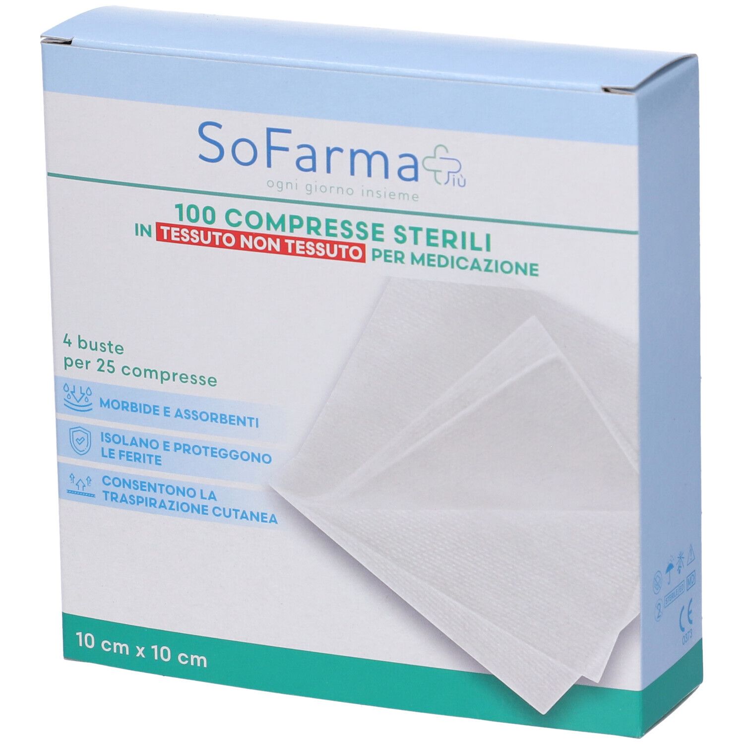 Sofarmapiu' Compressa In Tnt 10X10 Cm